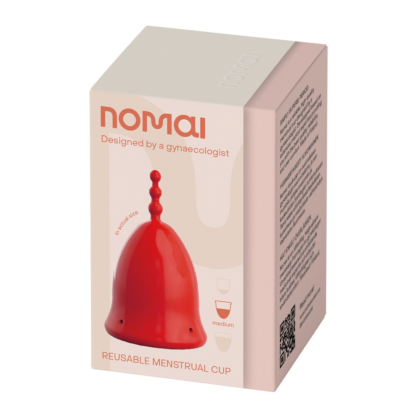 Nomai Menstrual Cup M Red 1 st