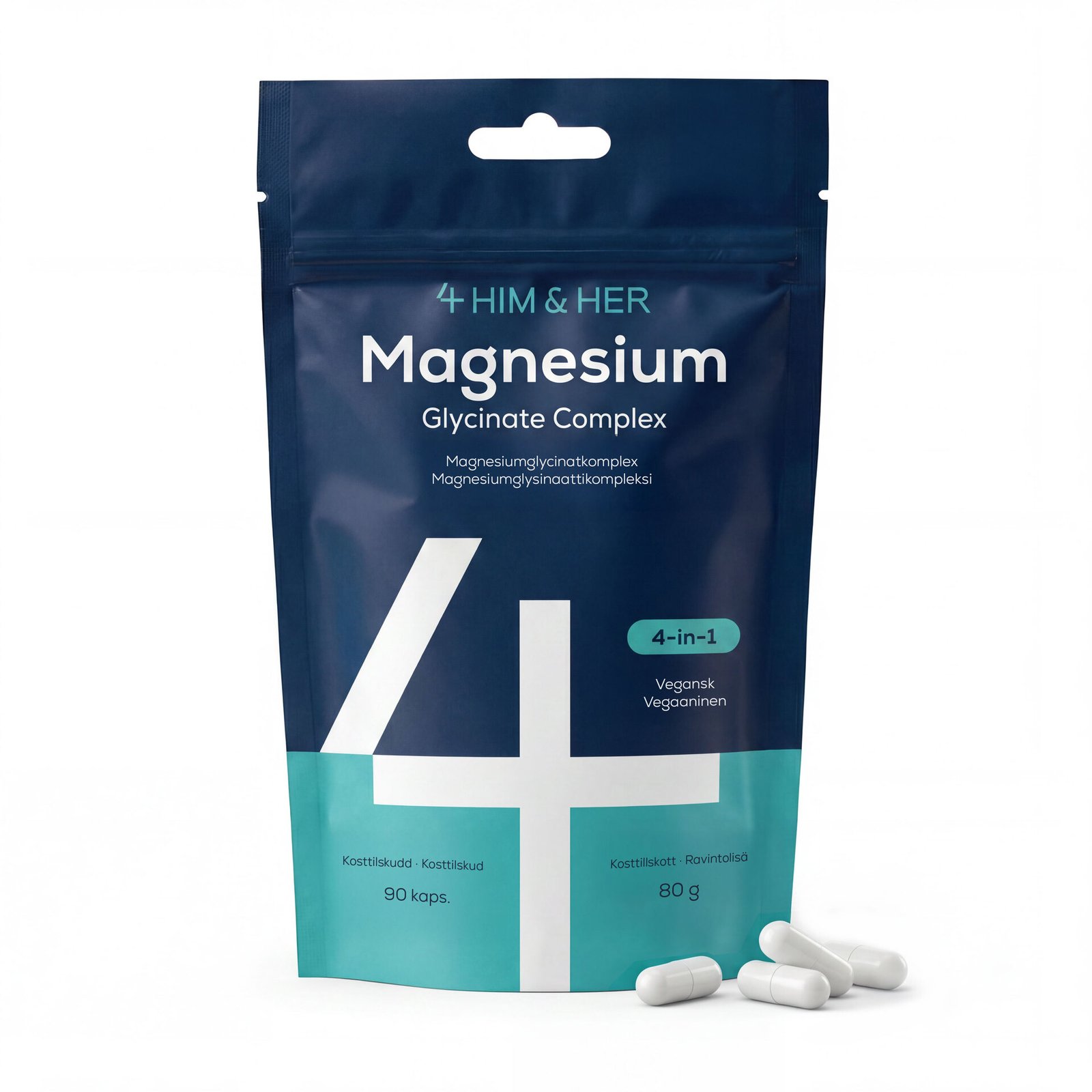 4Him & Her Magnesium Glycinate Complex 4-in-1 90 st