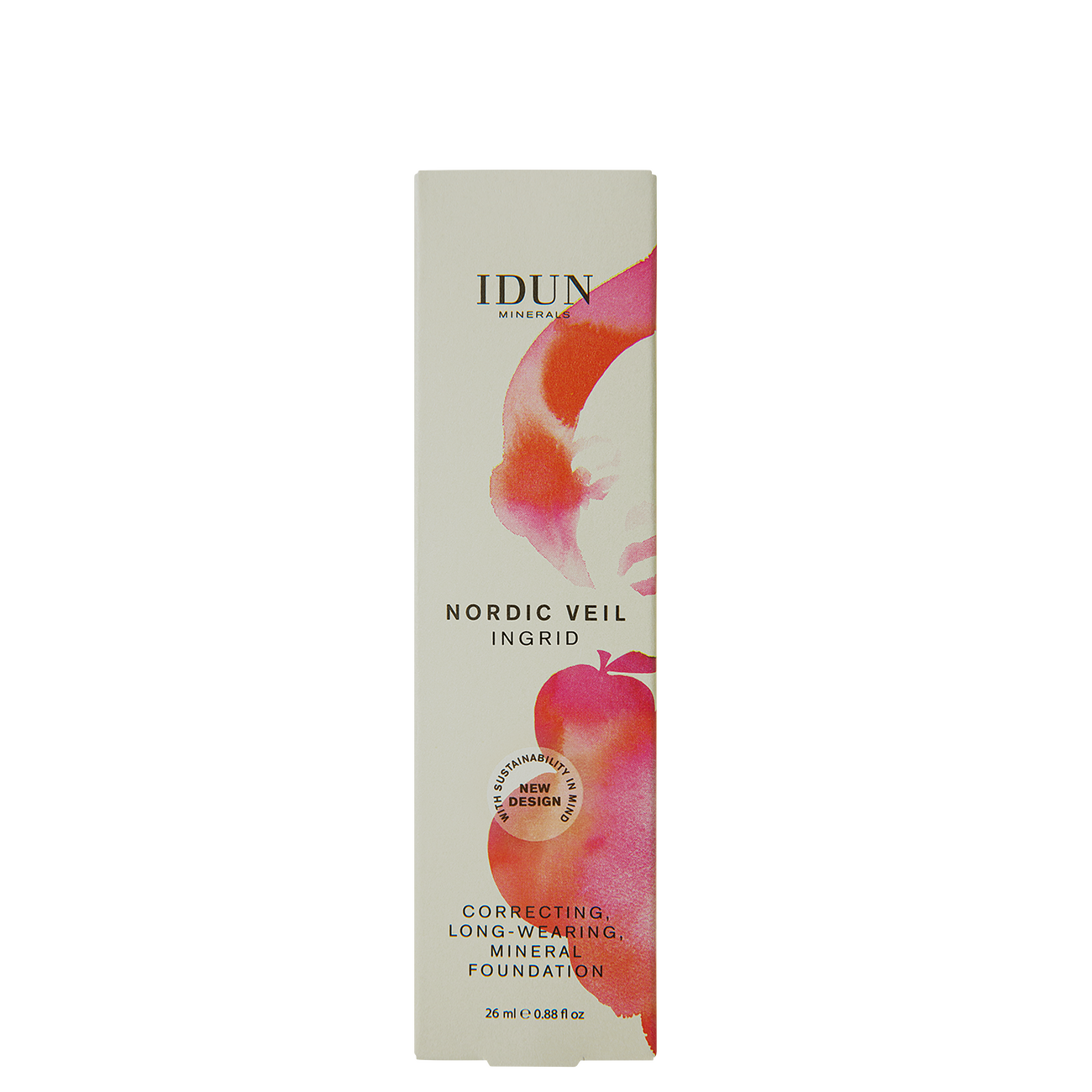 IDUN Minerals Liquid Mineral Foundation Nordic Veil Ingrid Cool Medium 26 ml