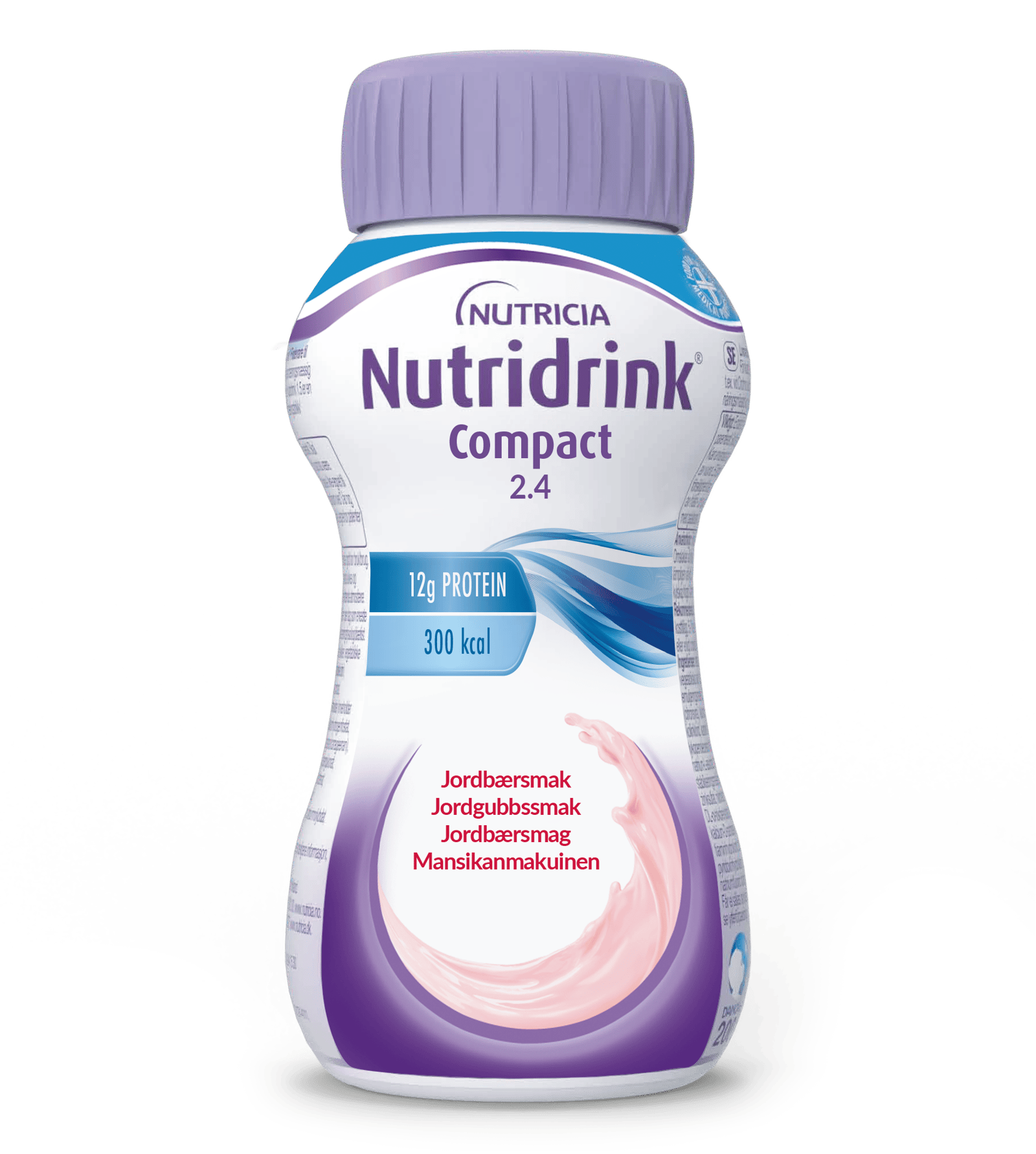 Nutridrink Compact Jordgubbsmak 4 x 125 ml
