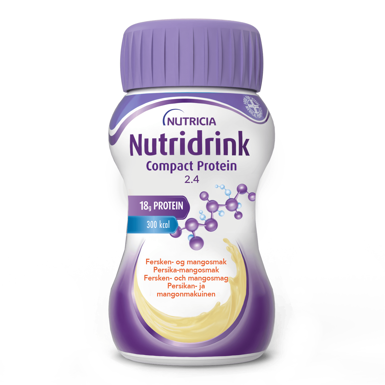 Nutridrink Compact Protein Persika-Mangosmak 4 x 125 ml
