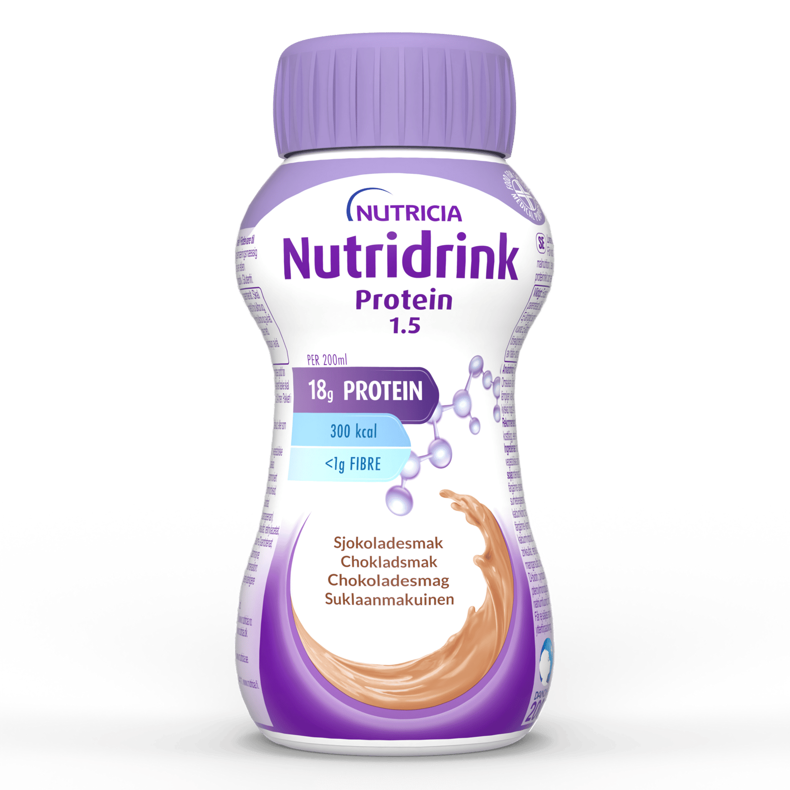 Nutridrink Protein Chokladsmak 4 x 200 ml