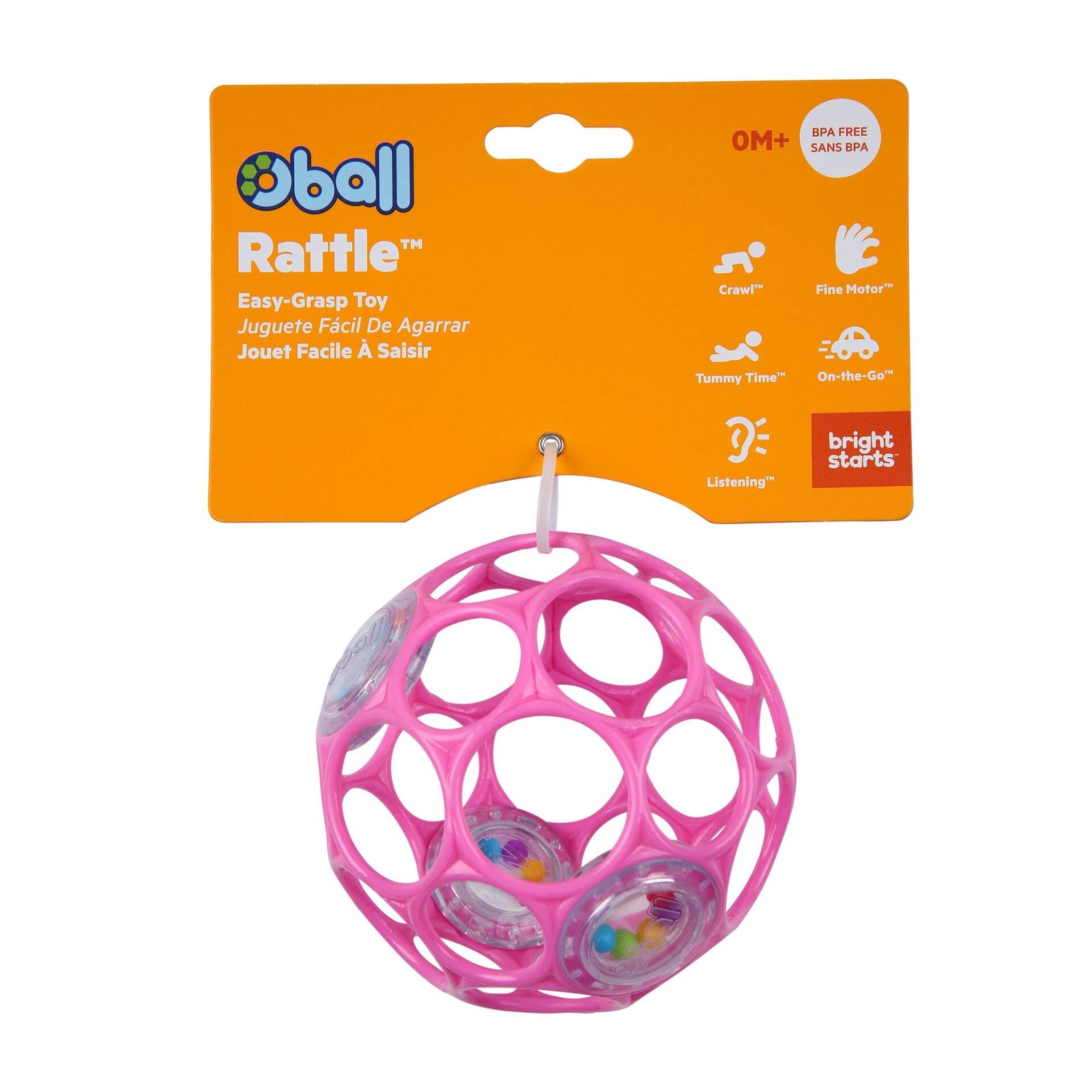Oball Rattle Pink