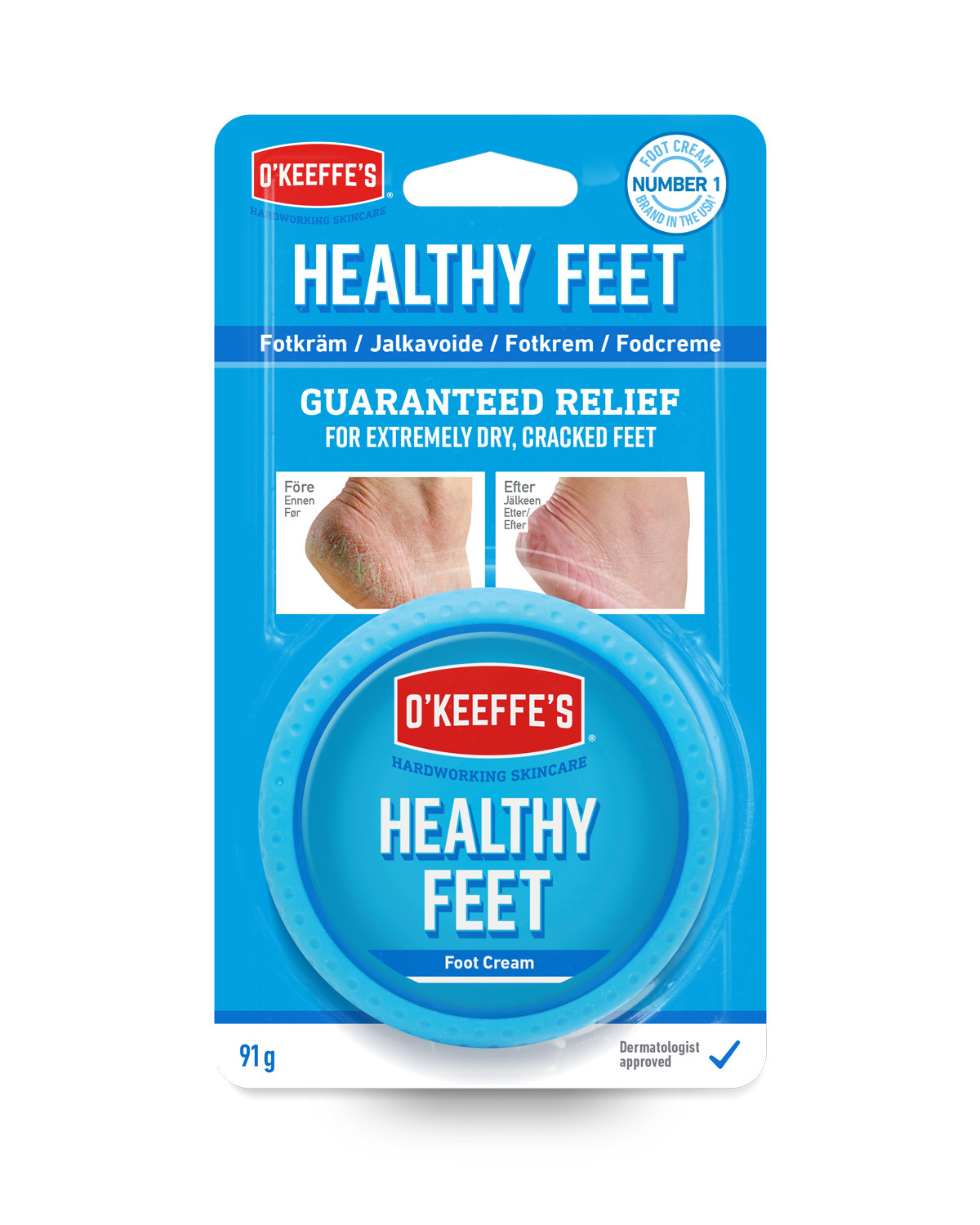 O´Keeffe´s Healthy Feet 91 g