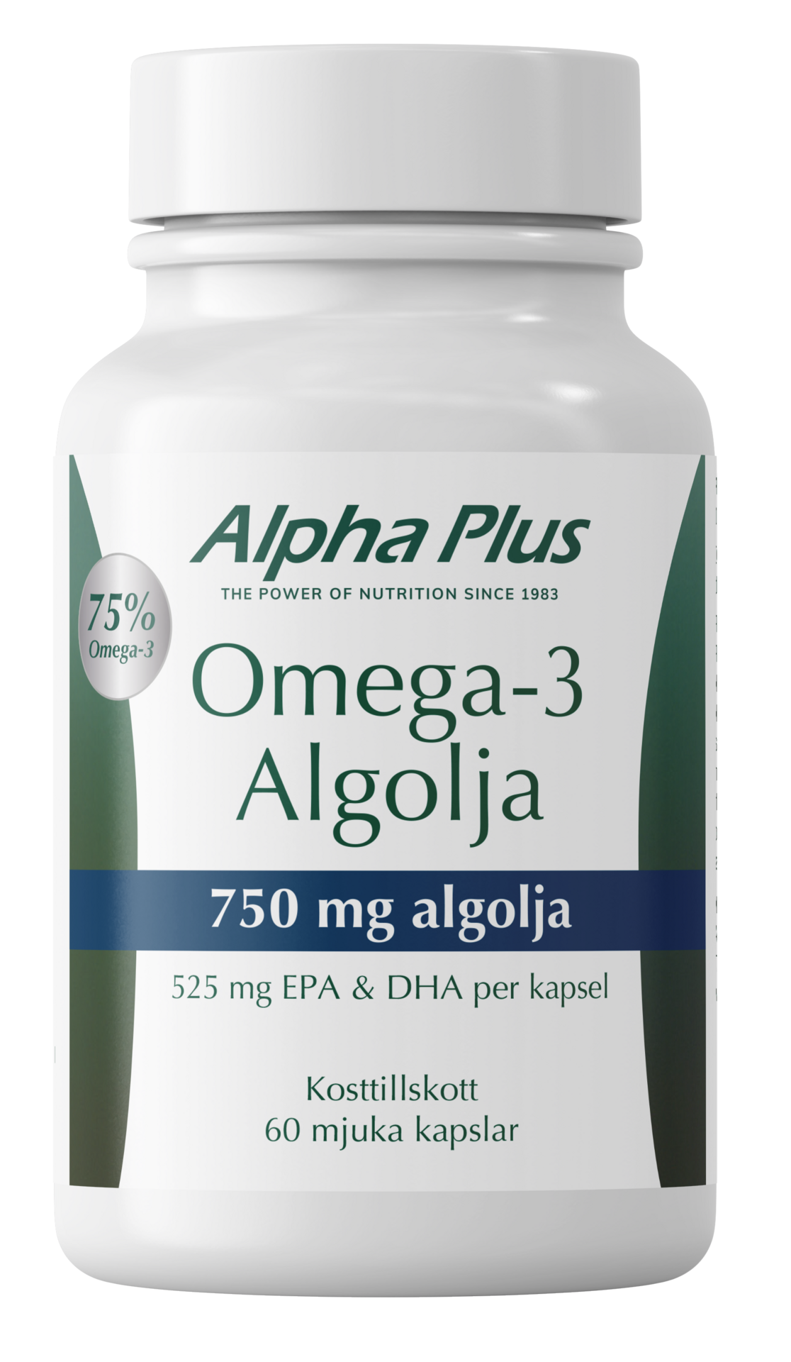 Alpha Plus Omega-3 Algolja 750 mg 60 st