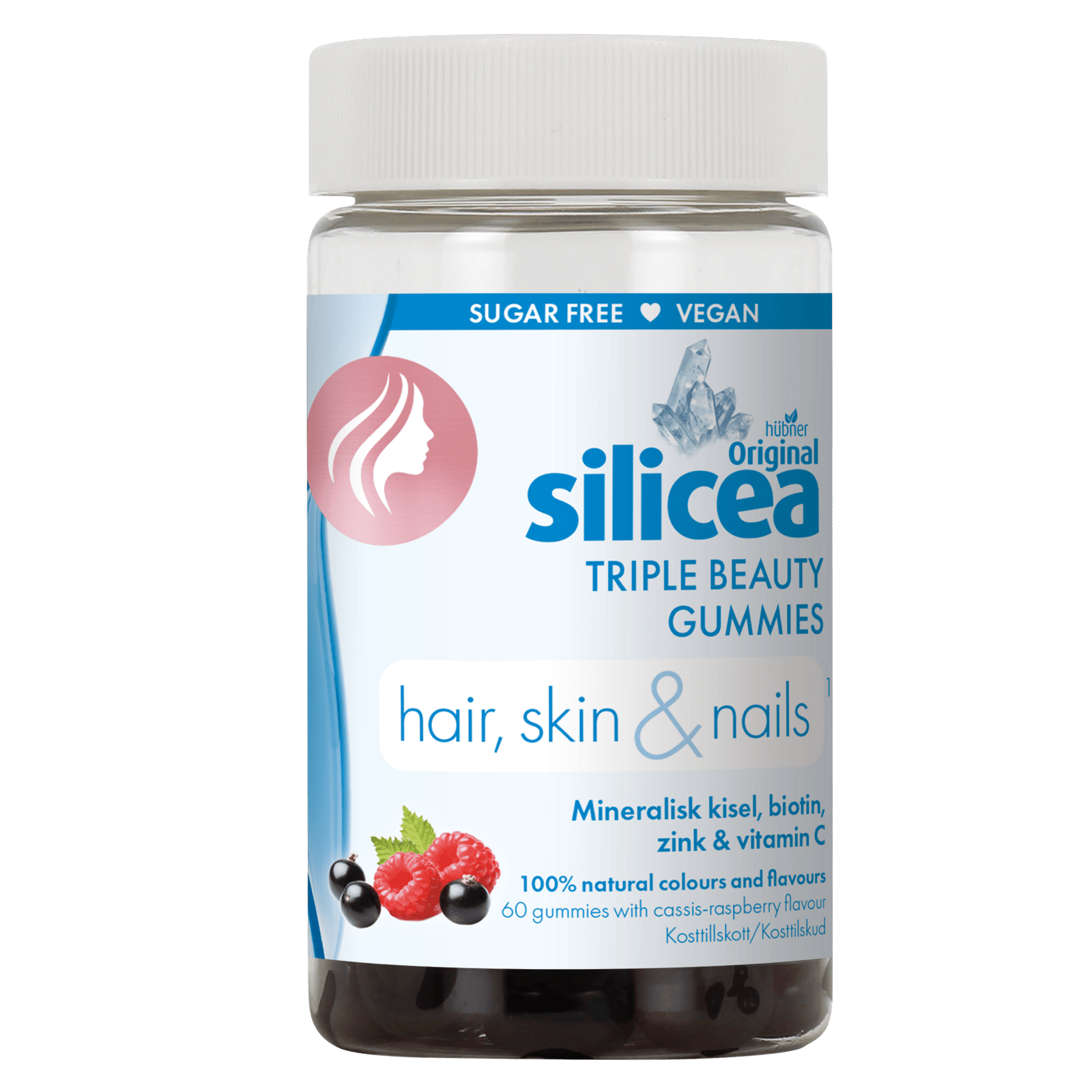 Original Silicea Triple Beauty Gummies Hair, Skin and Nails 60 st