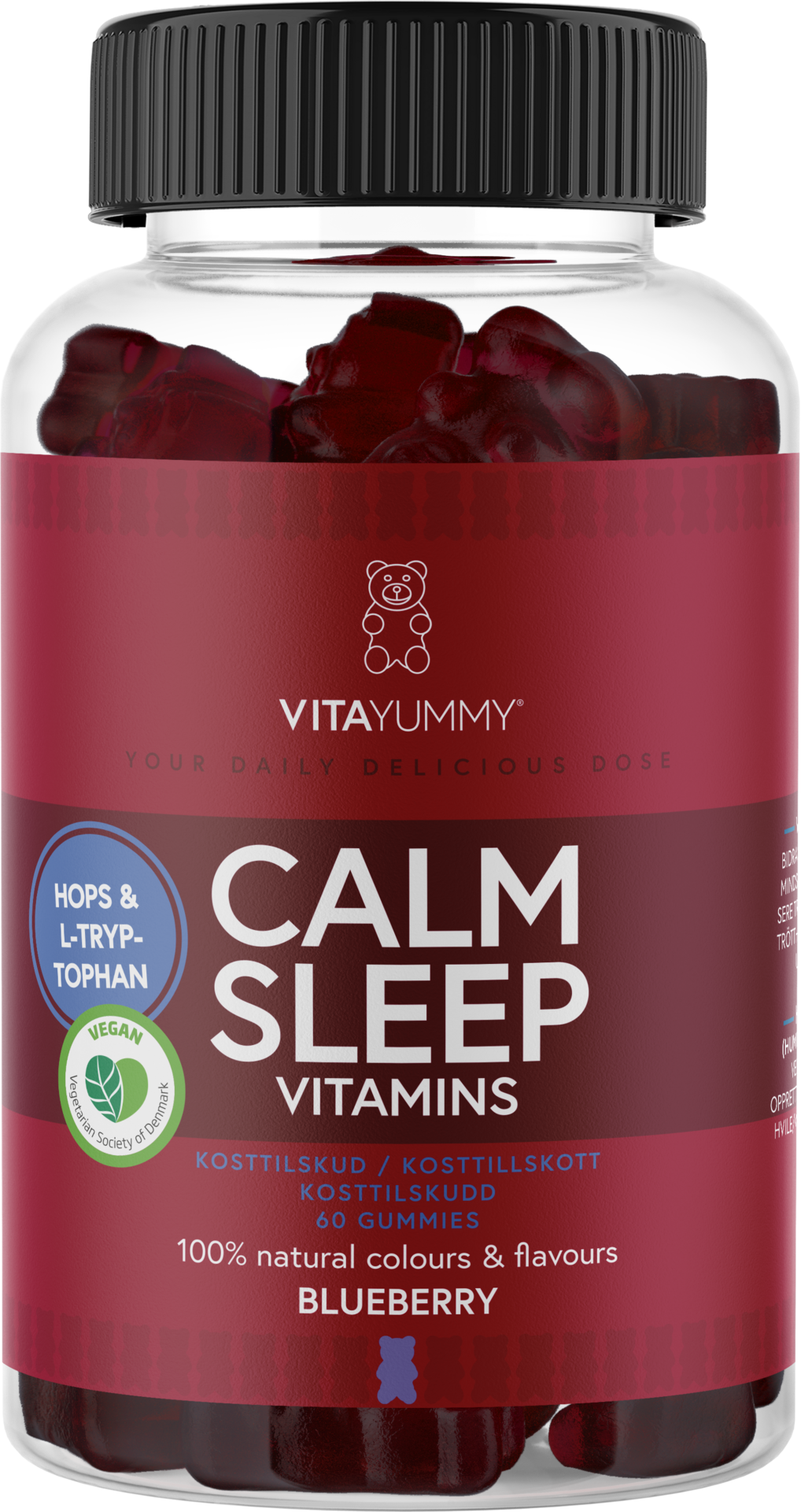 Vitayummy Calm Sleep Blueberry 60 tuggtabletter