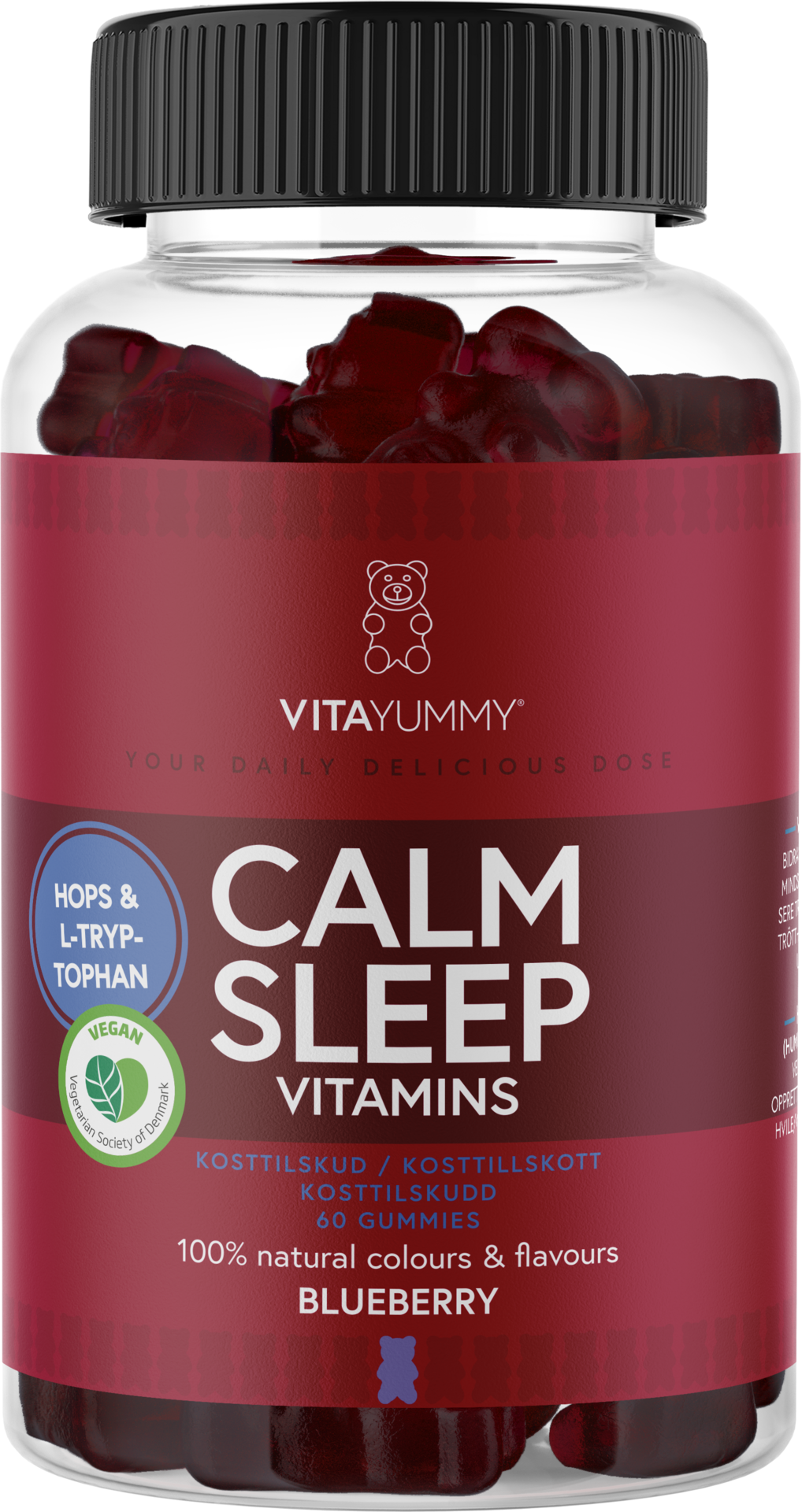 Vitayummy Calm Sleep Blueberry 60 tuggtabletter