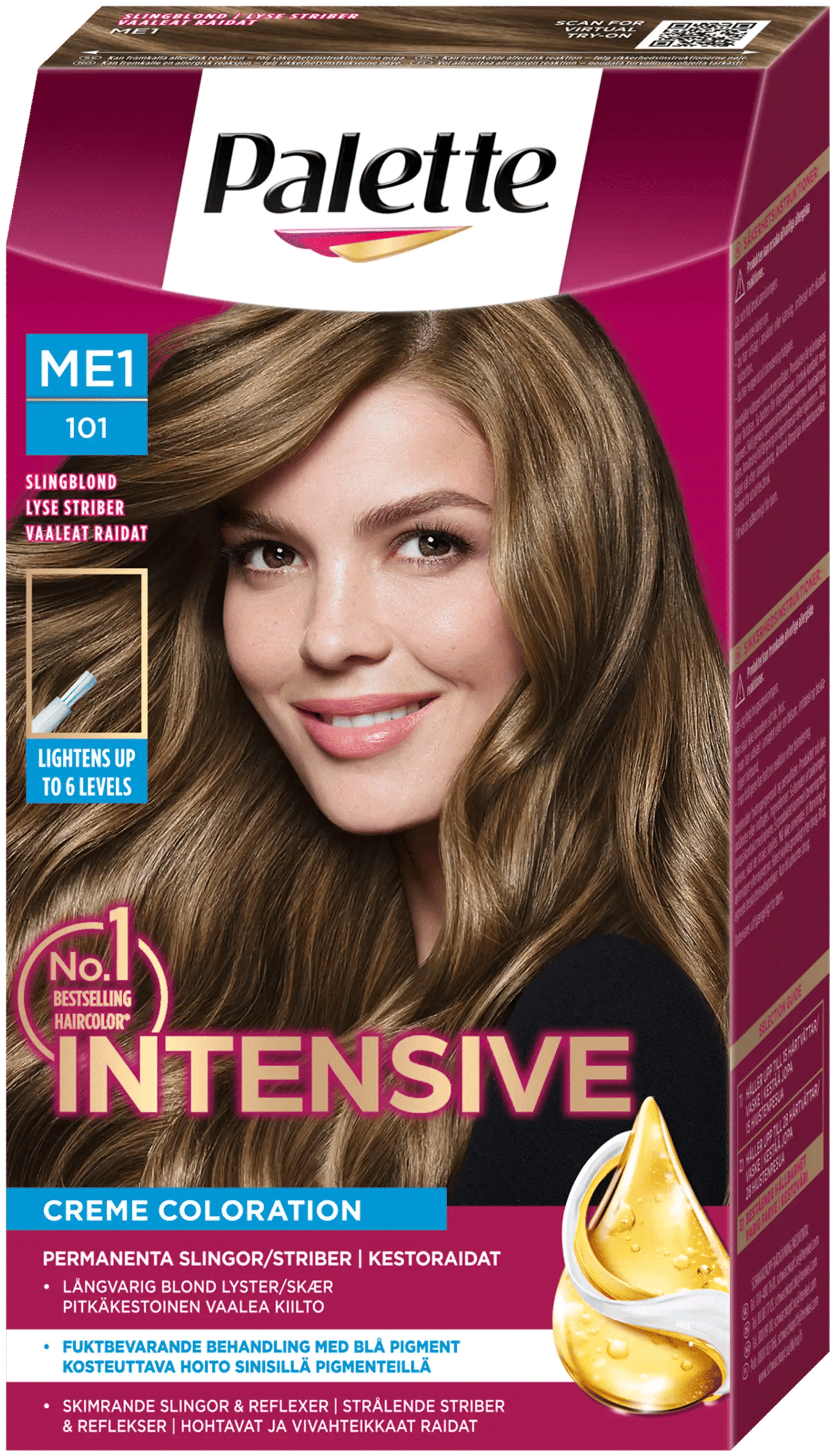 Palette Intensive Creme Coloration ME1 Slingblond