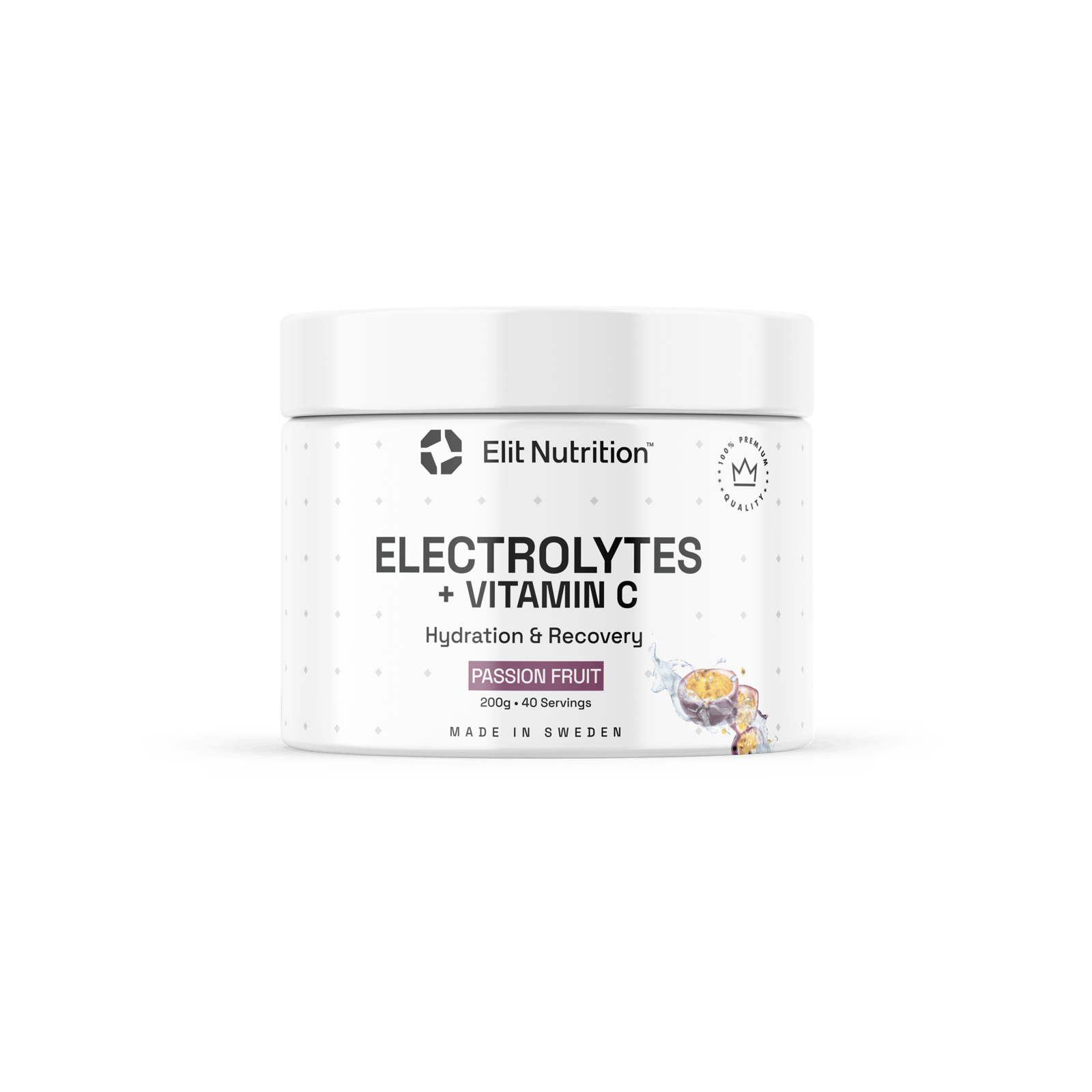Elit Nutrition Electrolytes + Vitamin C 300 g - Passion