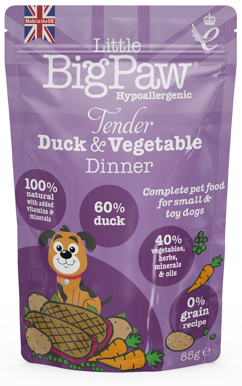 Little BigPaw Tender Duck & Vegetable Dinner 85 g