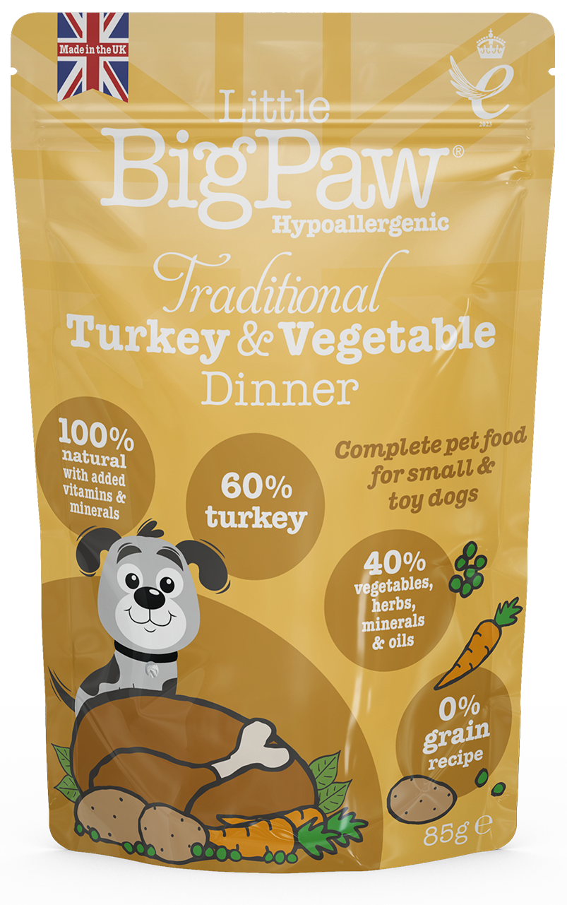 Little BigPaw Traditional Turkey & Vegetable Dinner 85 g