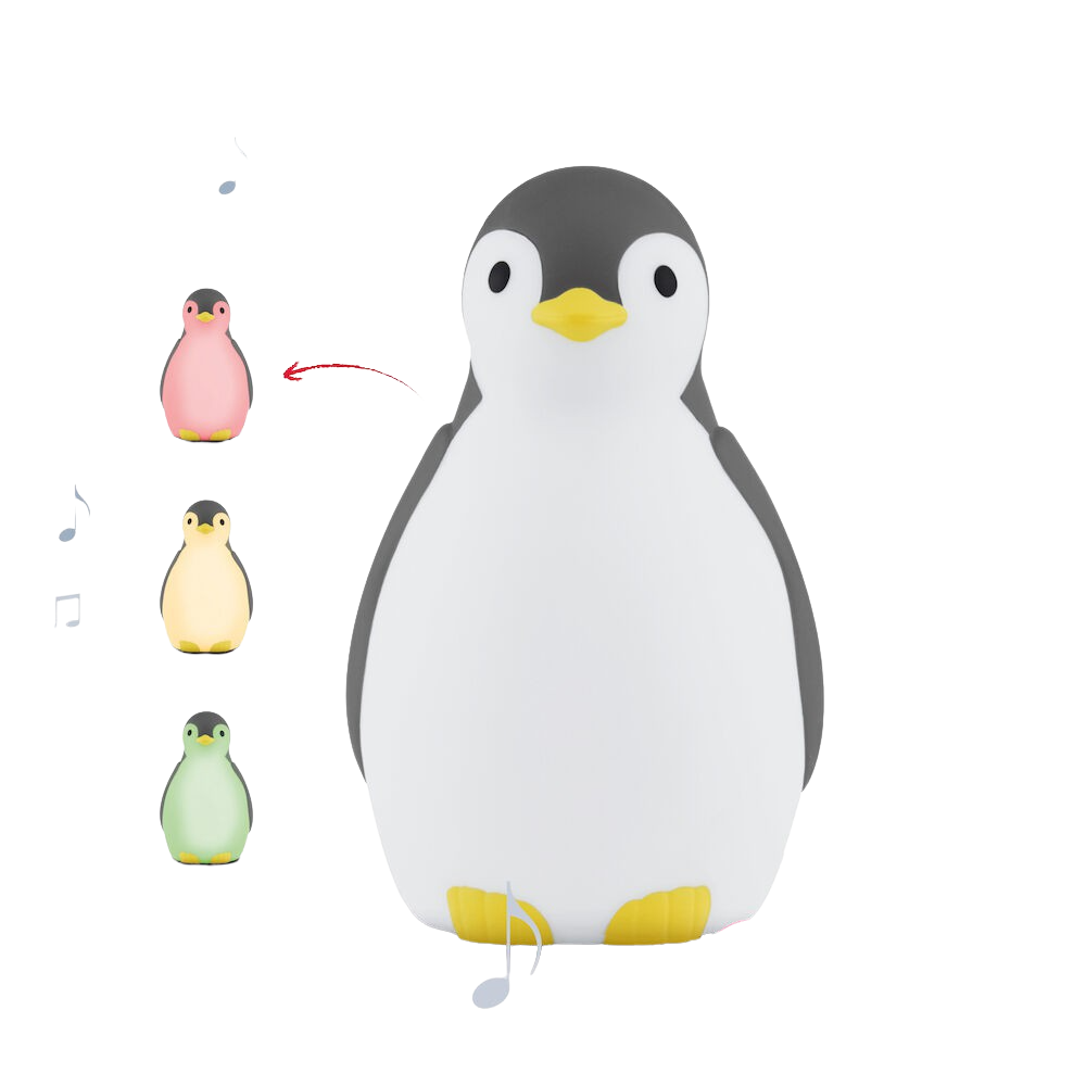 Zazu Sömntränare Pingvinen Pam Grå 1 st