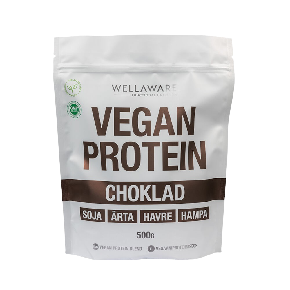 WellAware Vegan Protein Blend Choklad Påse 500 g