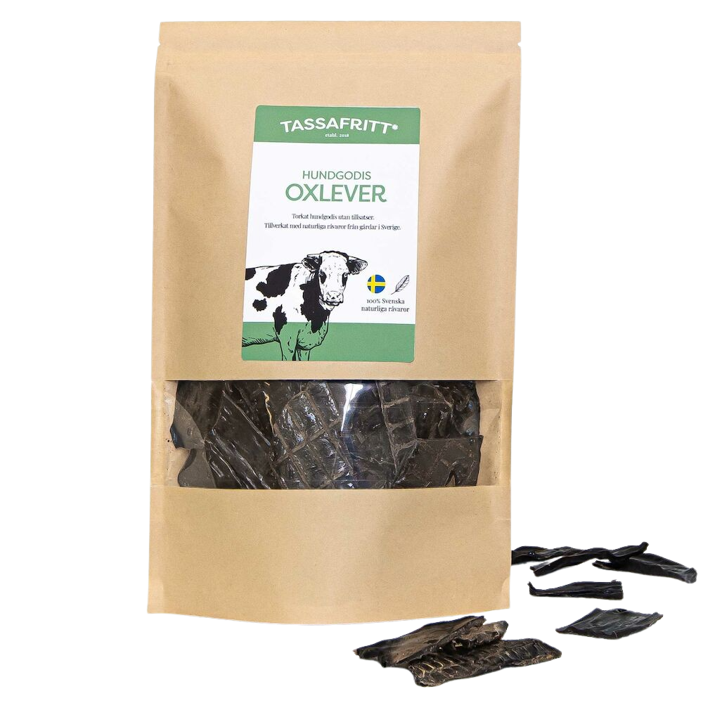 Tassafritt Hundgodis Oxlever 100 g