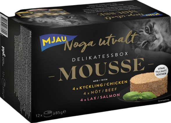 Mjau Noga Utvalt Mousse Multibox 12 x 85 g