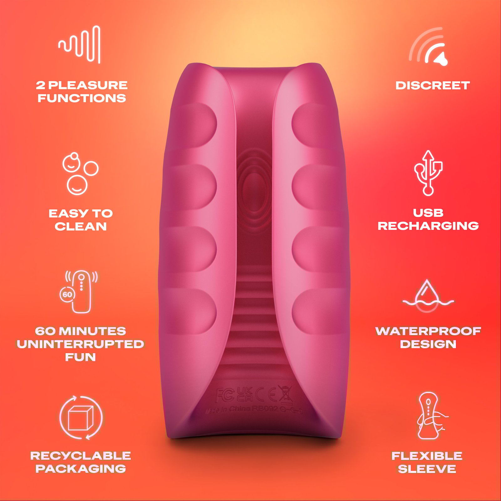 Durex Play Vibrerande och Sensorisk Masturbator