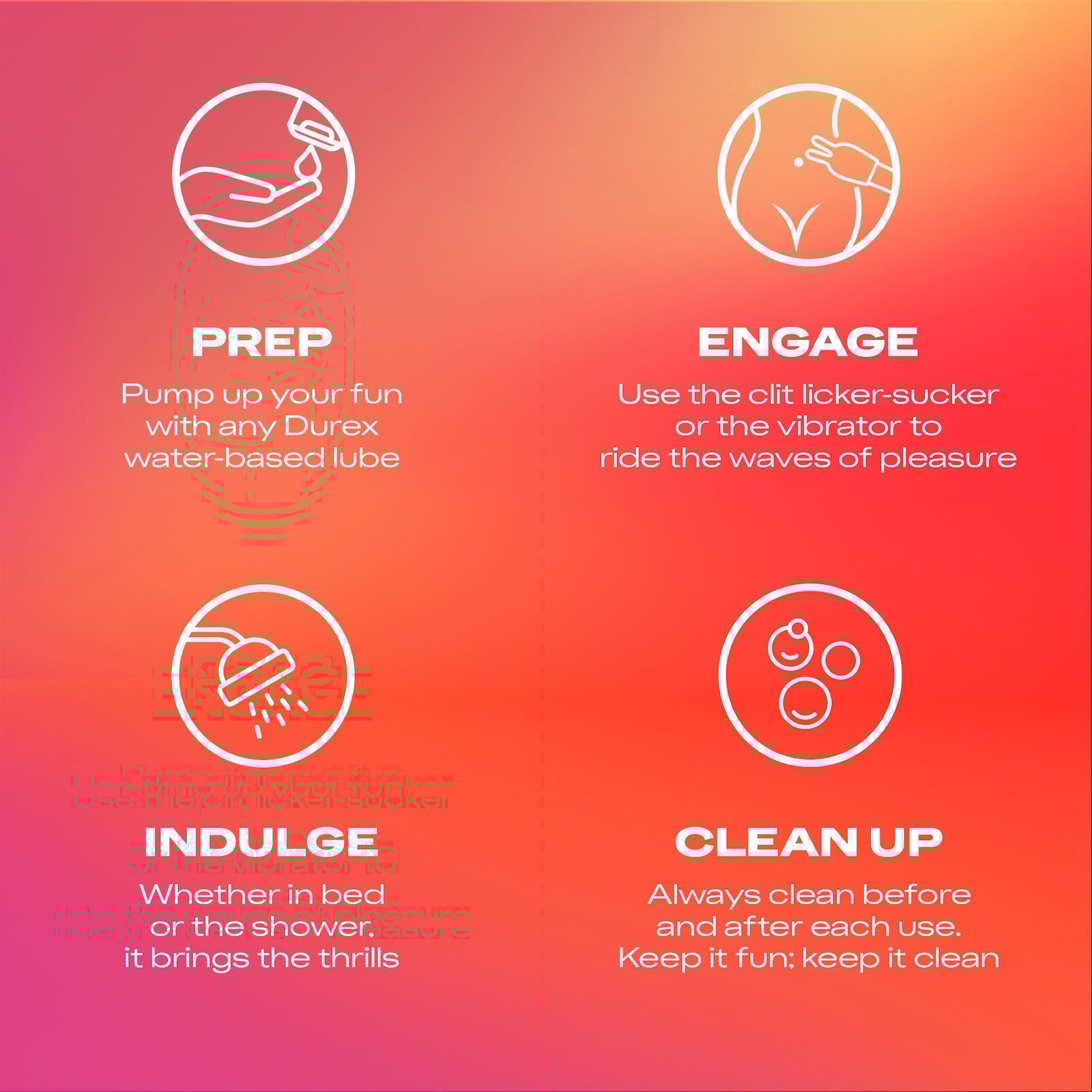 Durex Play 2 in 1 Vibrator och Teaser Tip
