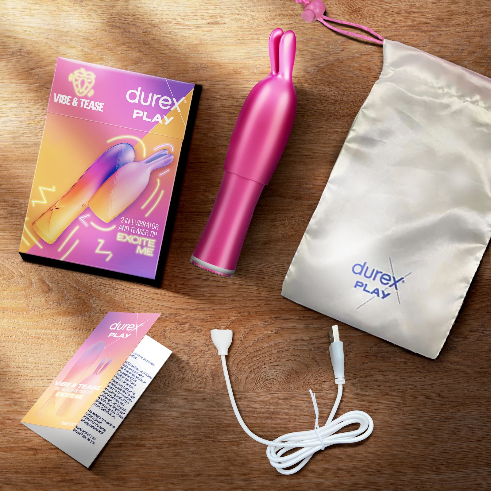 Durex Play 2 in 1 Vibrator och Teaser Tip
