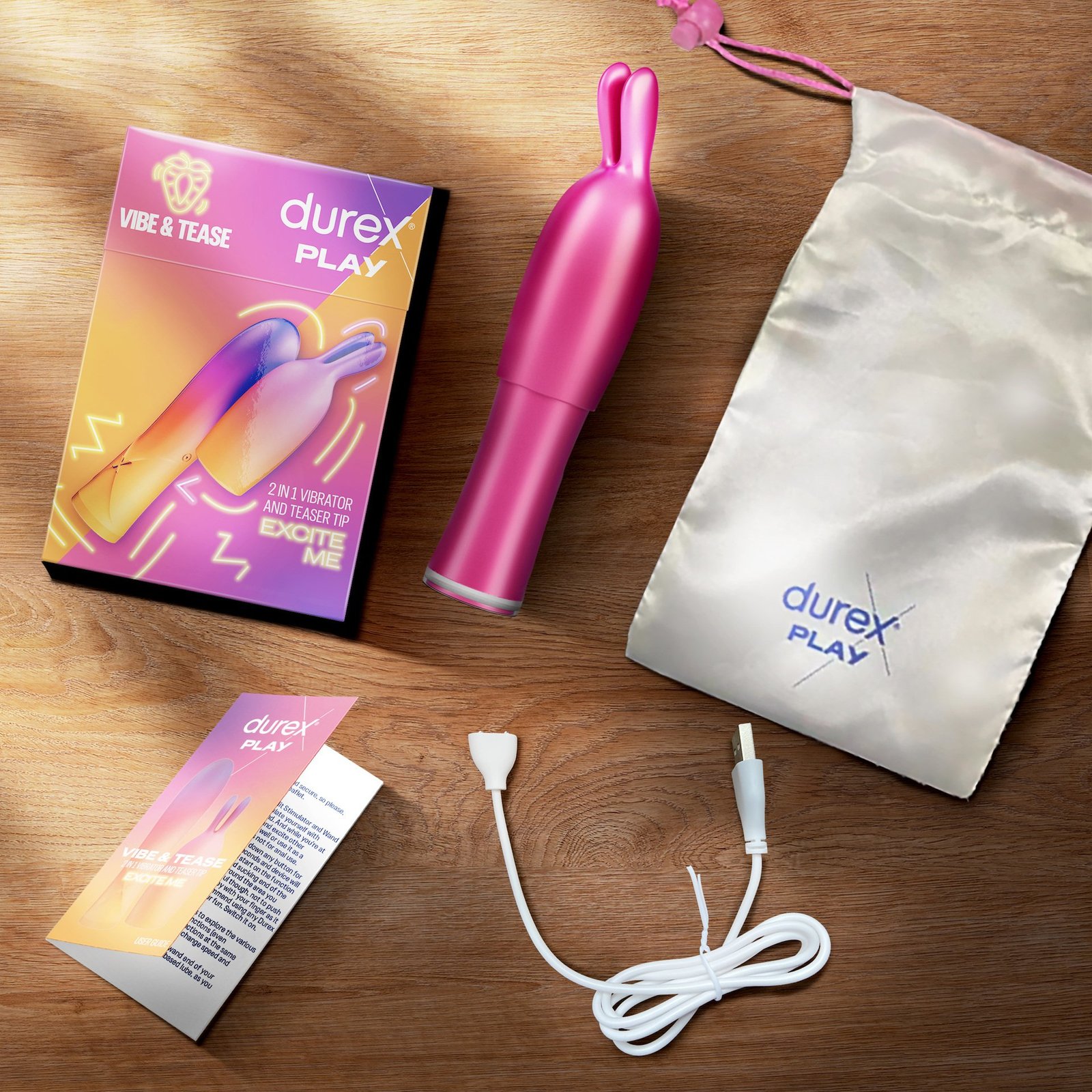 Durex Play 2 in 1 Vibrator och Teaser Tip