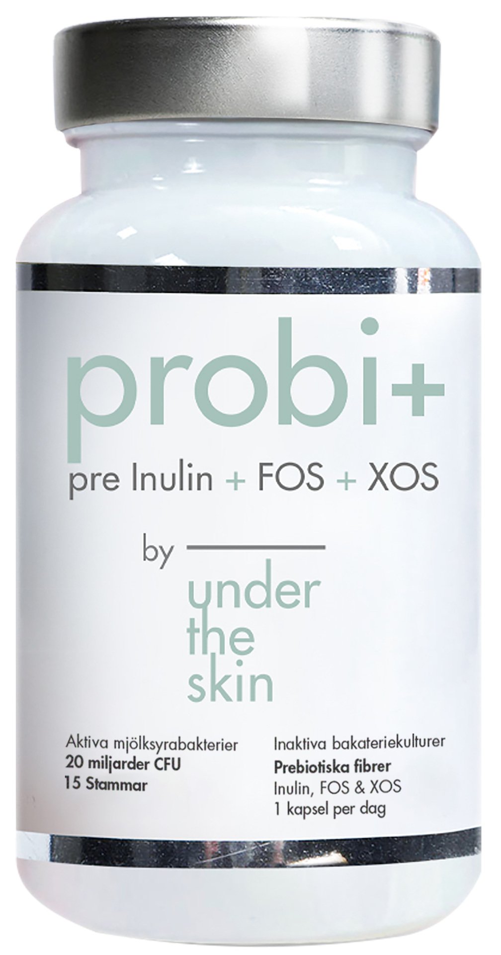 Under the Skin Probi+  Pre Inulin FOS+XOS 60 kapslar