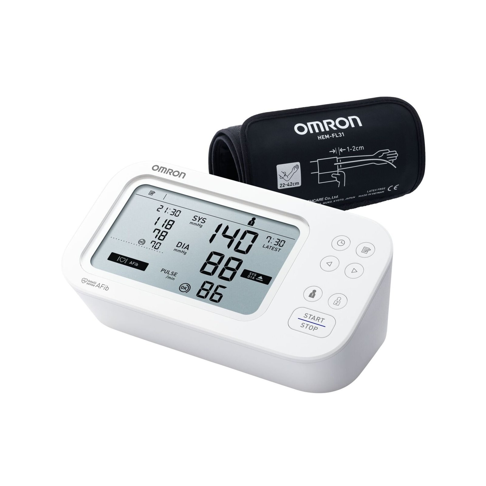 Omron M6 Comfort Afib Blodtrycksmätare HEM-7380-E