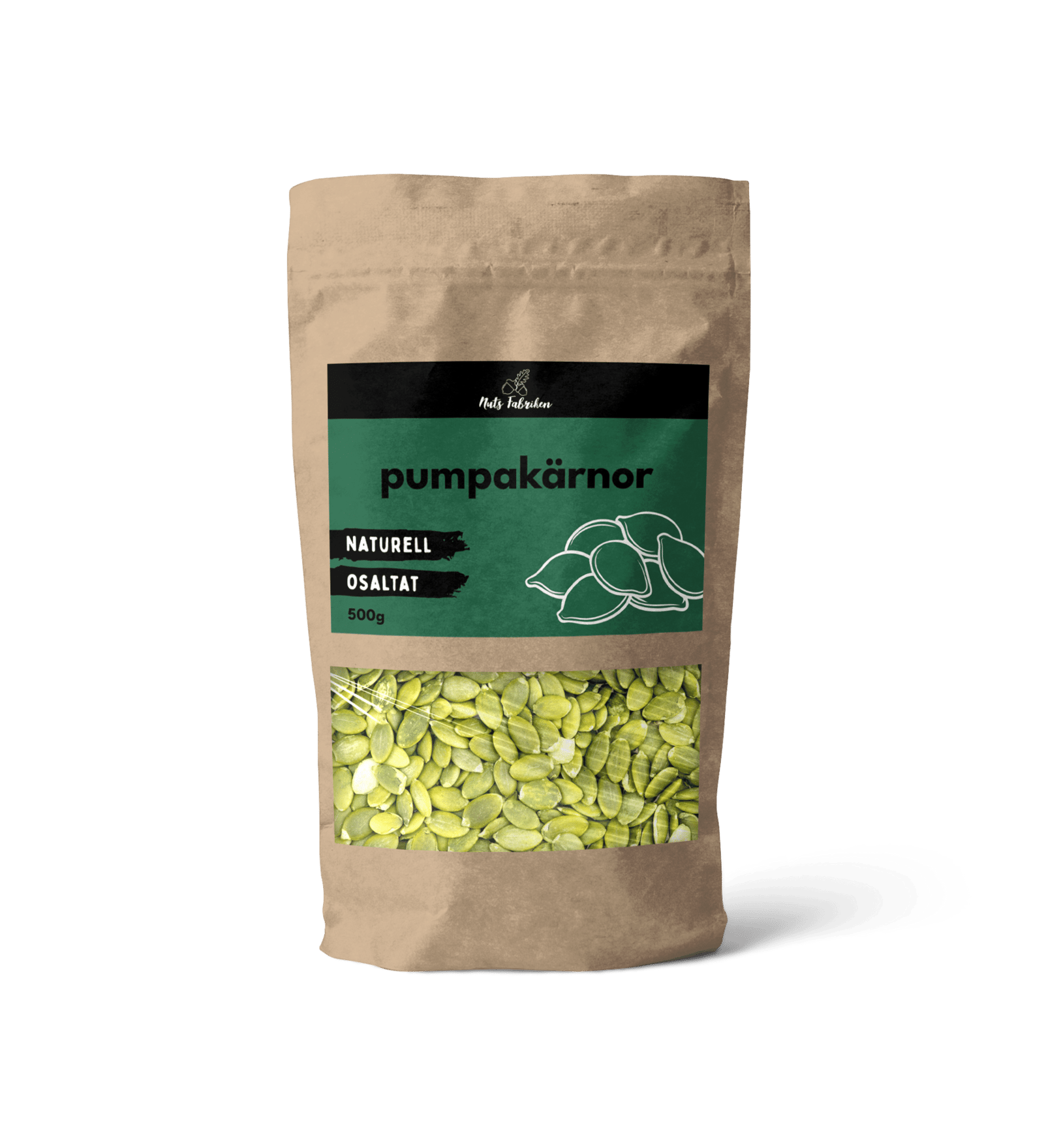 Nuts Fabriken Pumpakärnor 500 g