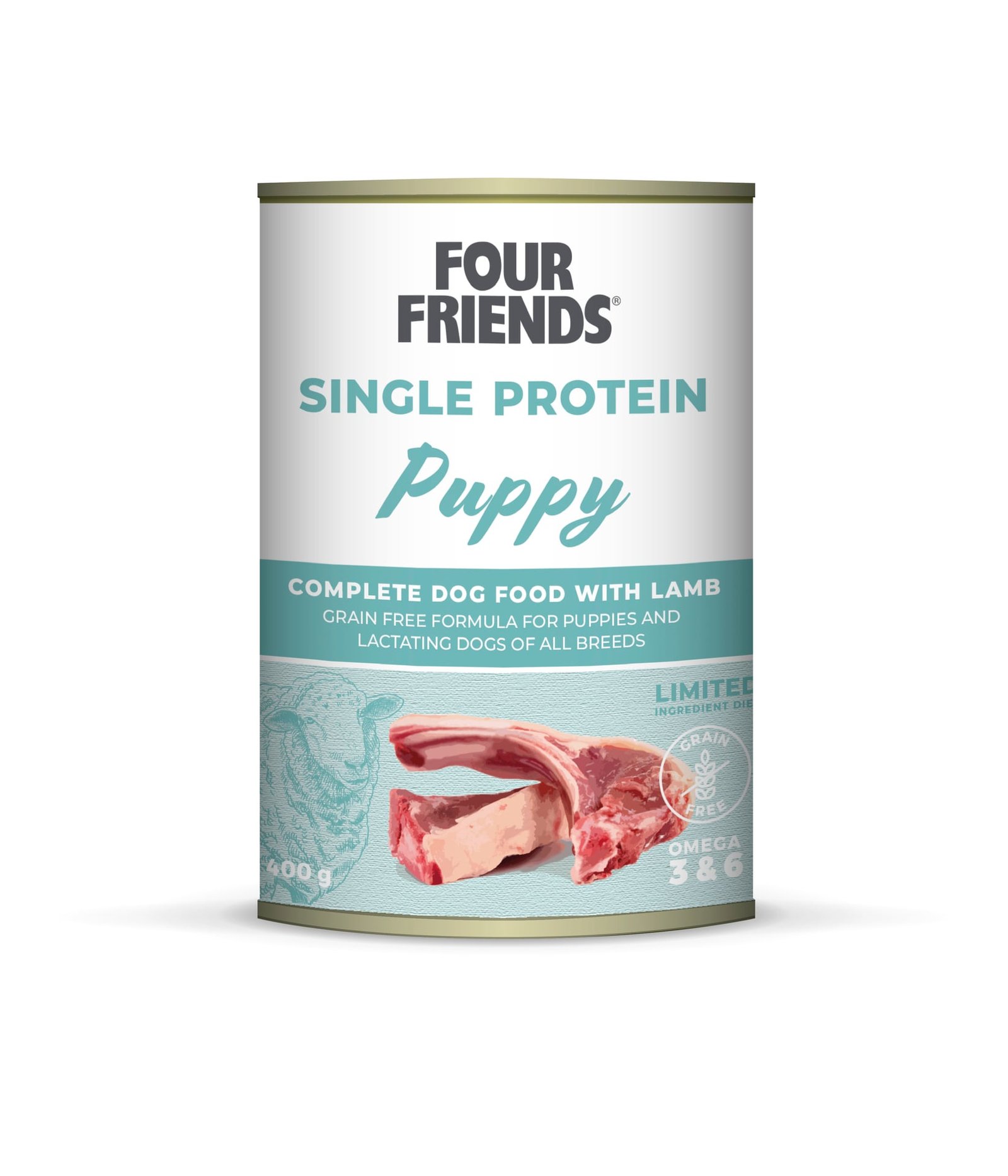 FourFriends Dog Puppy Can 400 g