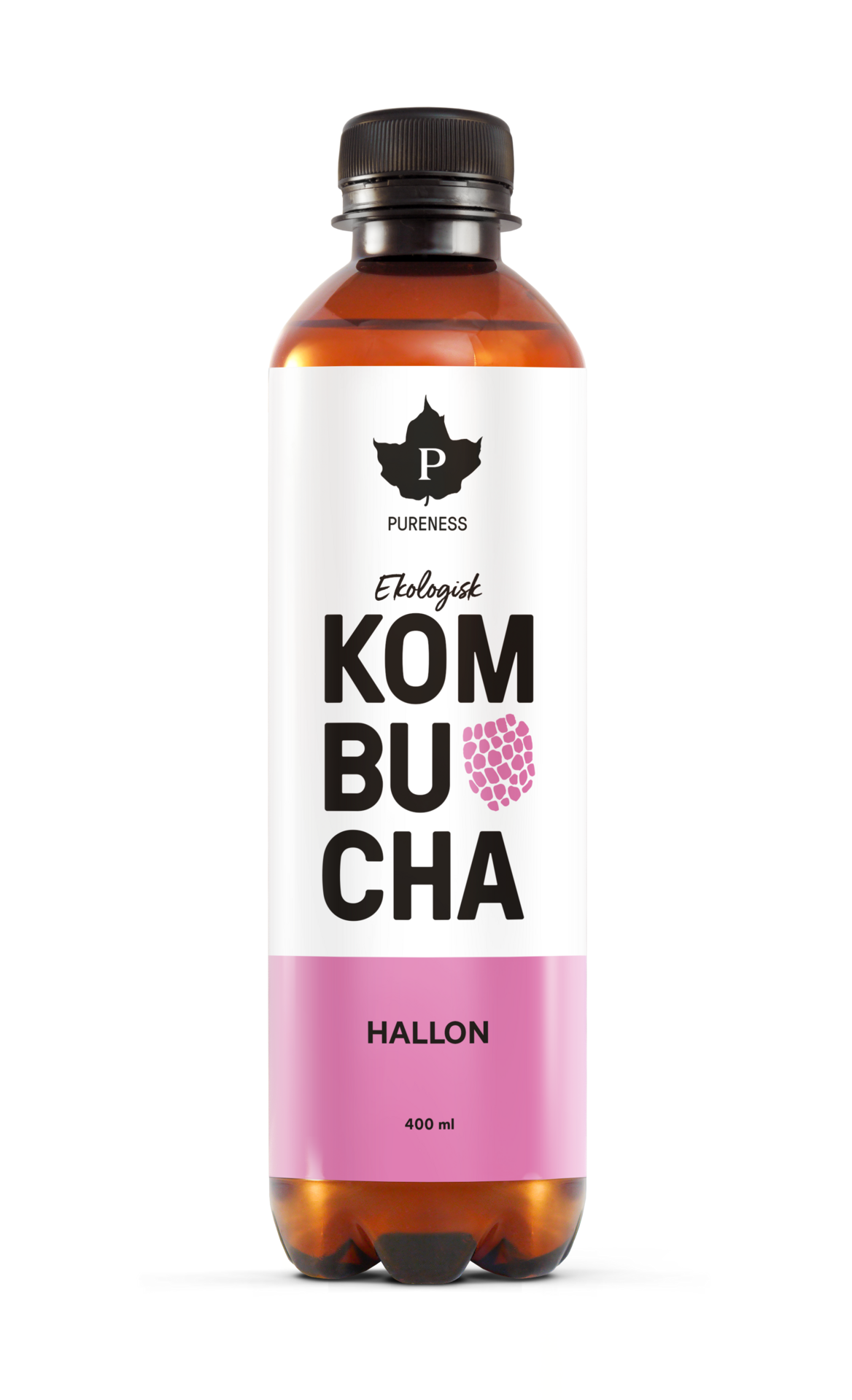 Pureness Ekologisk Kombucha Hallon 400 ml