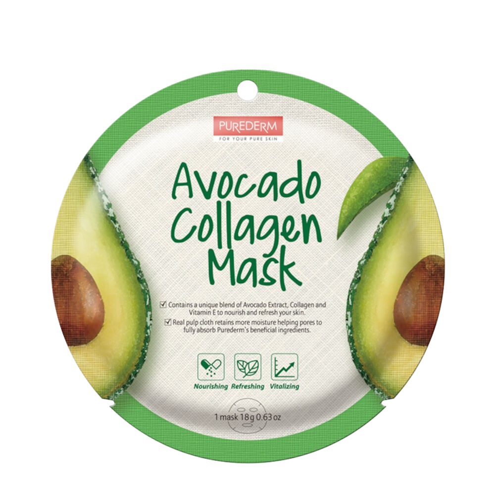 Purederm Avocado Collagen Mask 1 st