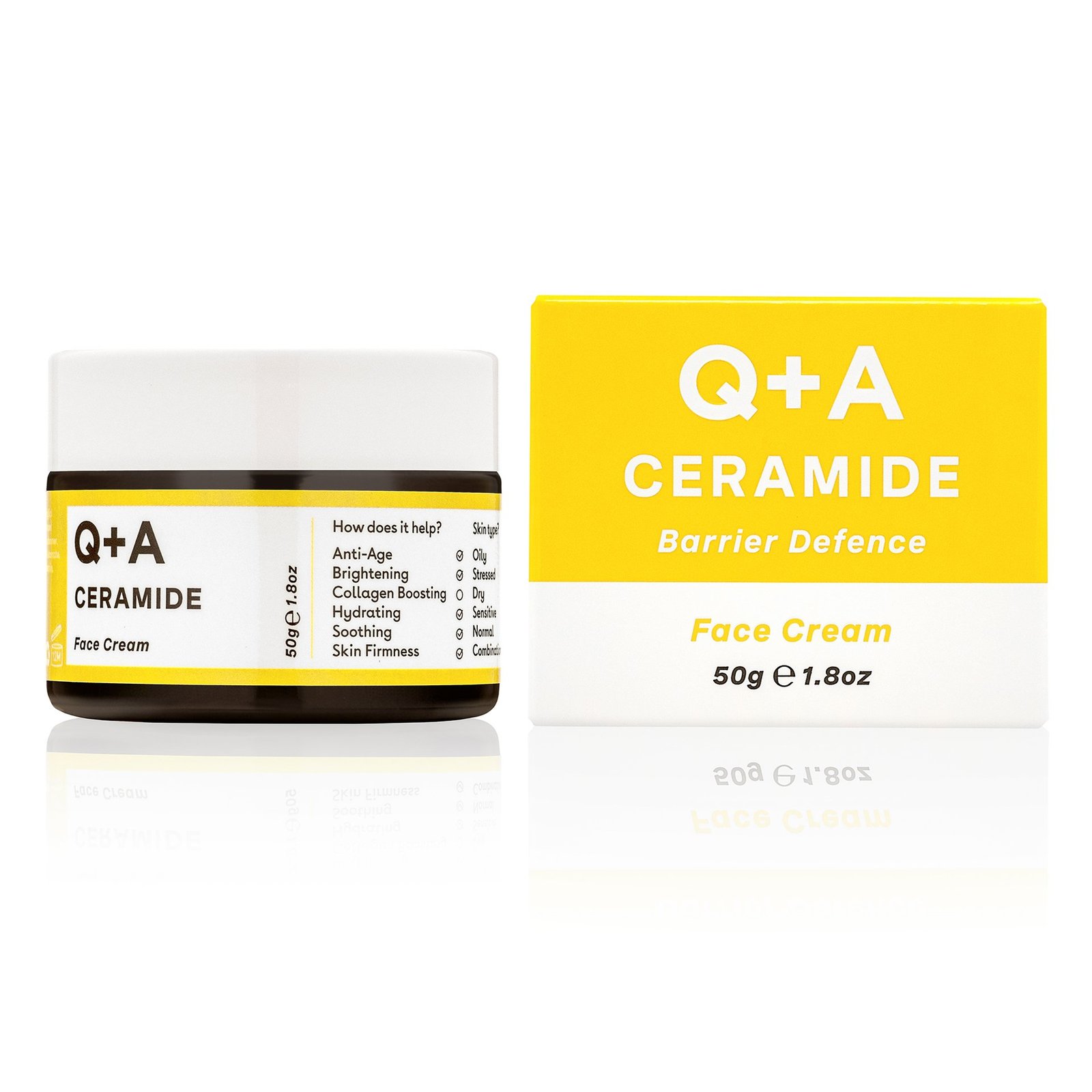 Q+A Ceramide Defence Face Cream 50 g