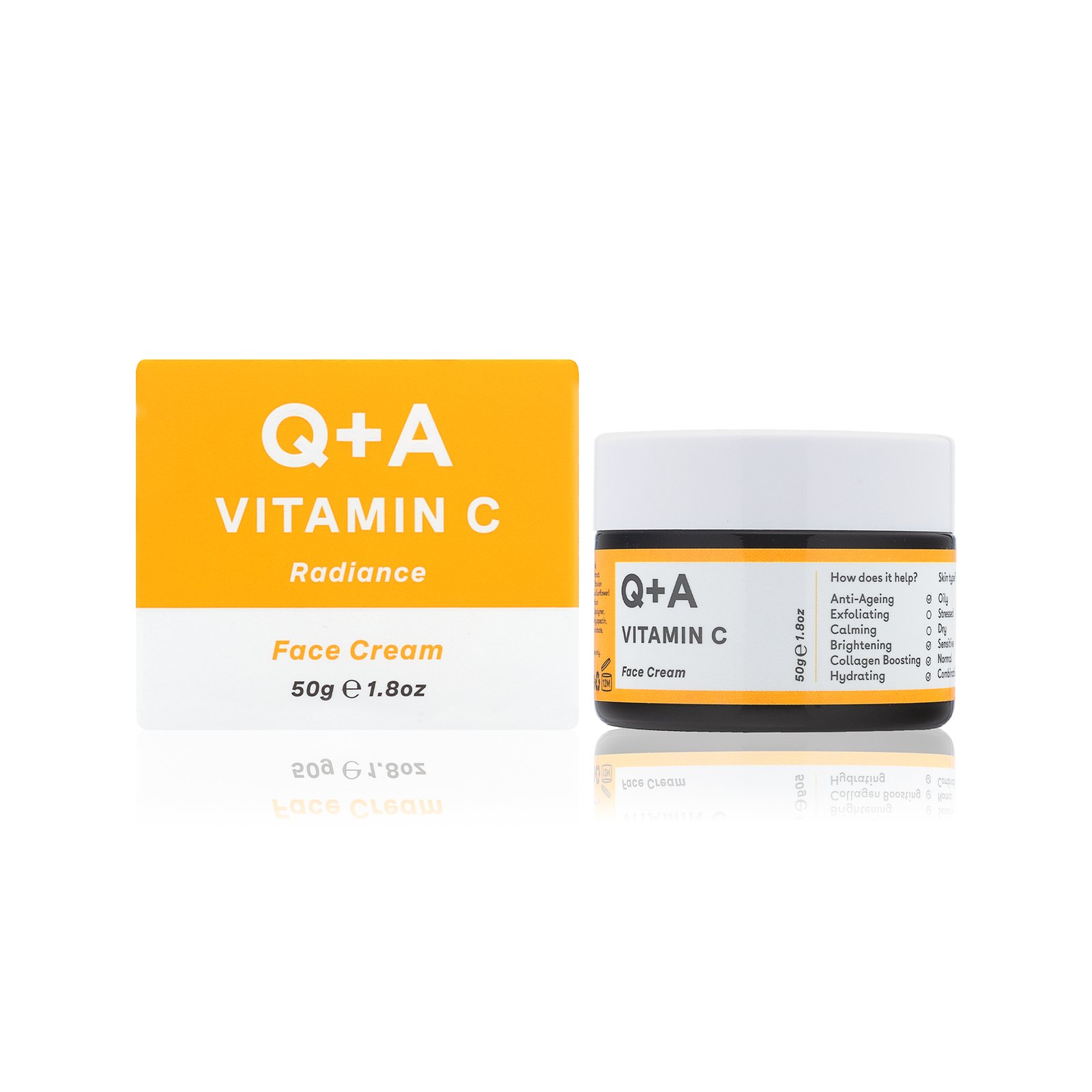 Q+A Vitamin C Radiance Face Cream 50 g