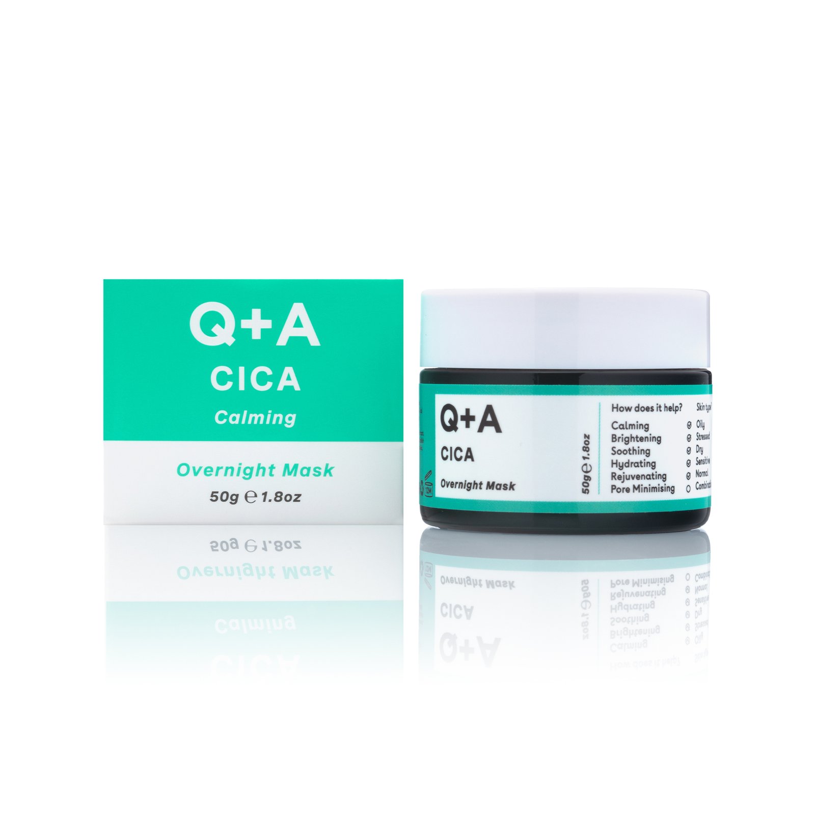 Q+A Cica Overnight Face Mask 50 g