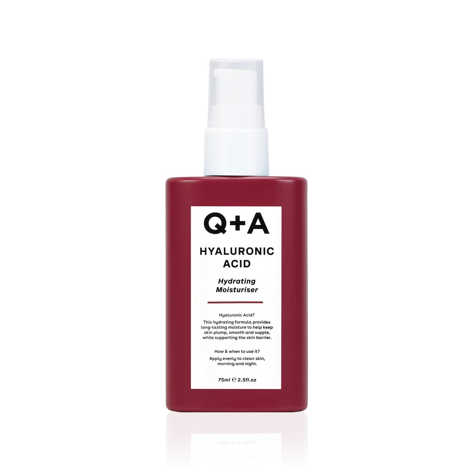 Q+A Hyaluronic Acid Hydrating Moisturiser 75 ml