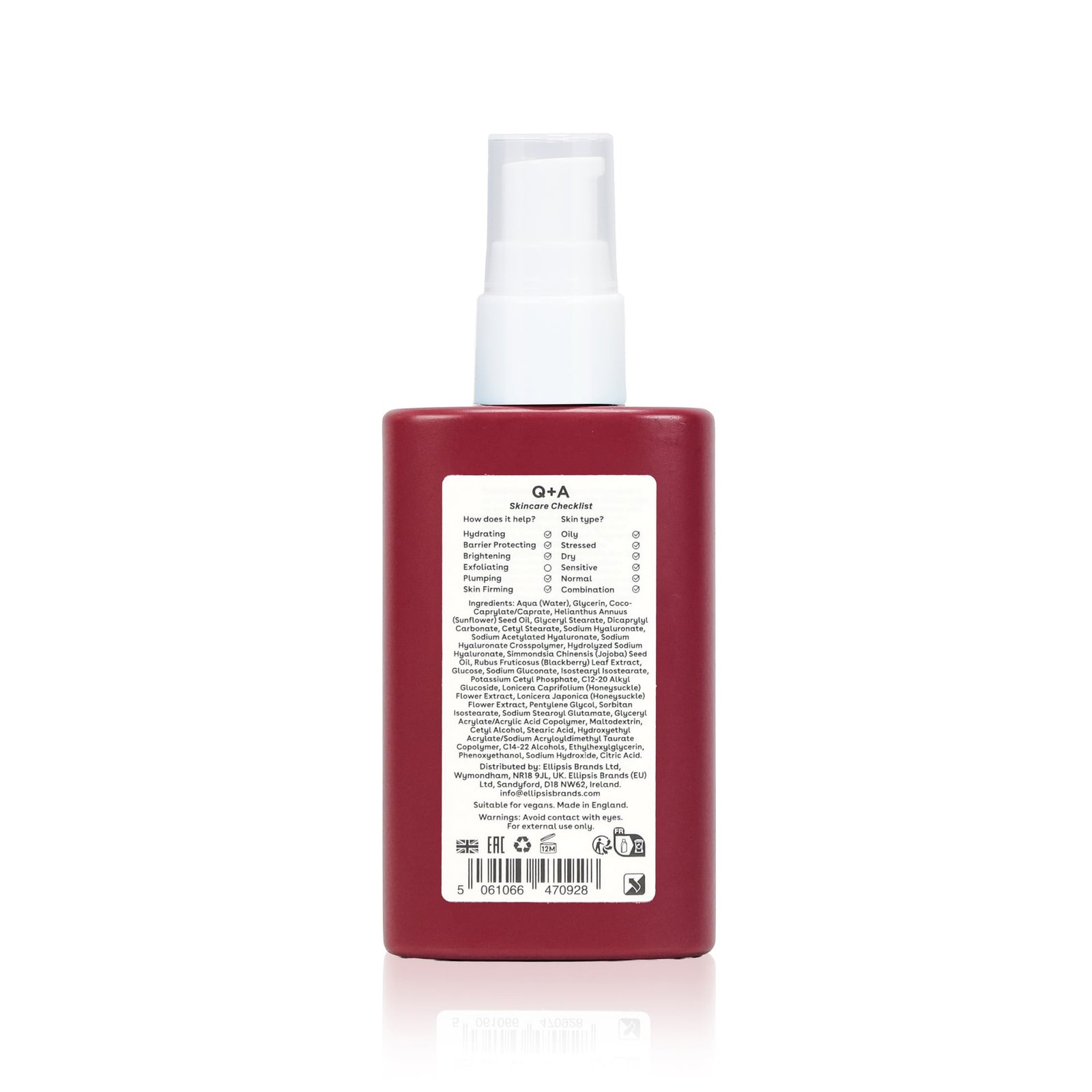 Q+A Hyaluronic Acid Hydrating Moisturiser 75 ml