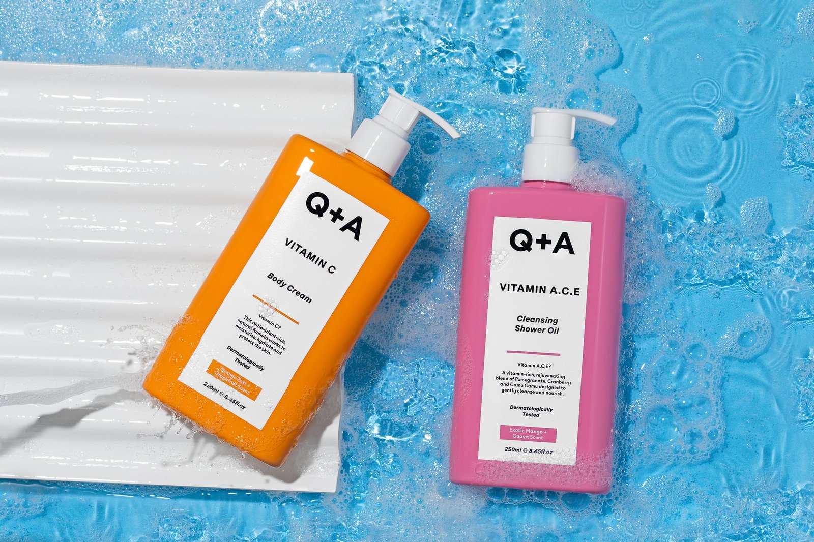 Q+A Vitamin A.C.E Shower Oil 250ml