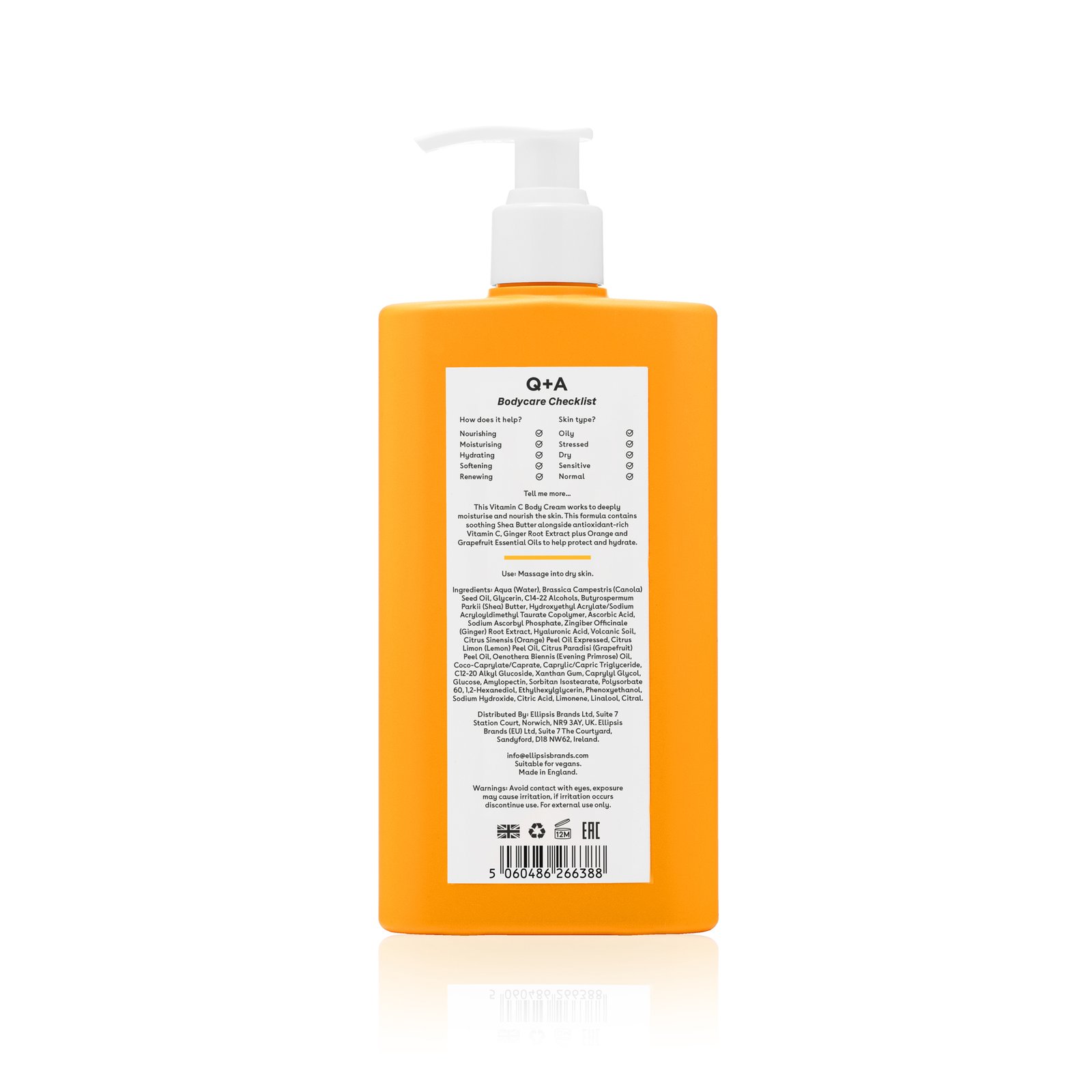 Q+A Vitamin C Body Cream 250 ml