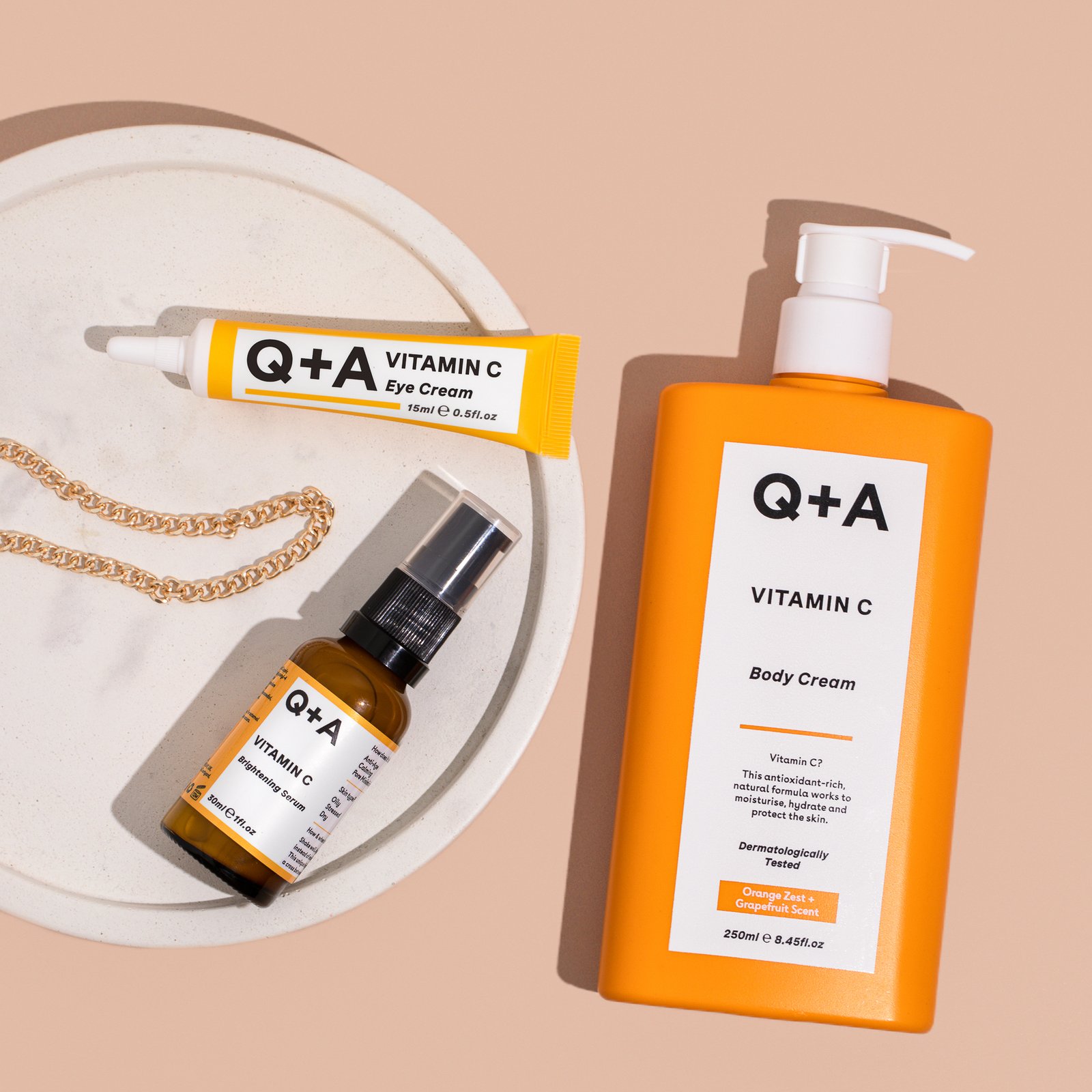 Q+A Vitamin C Body Cream 250 ml