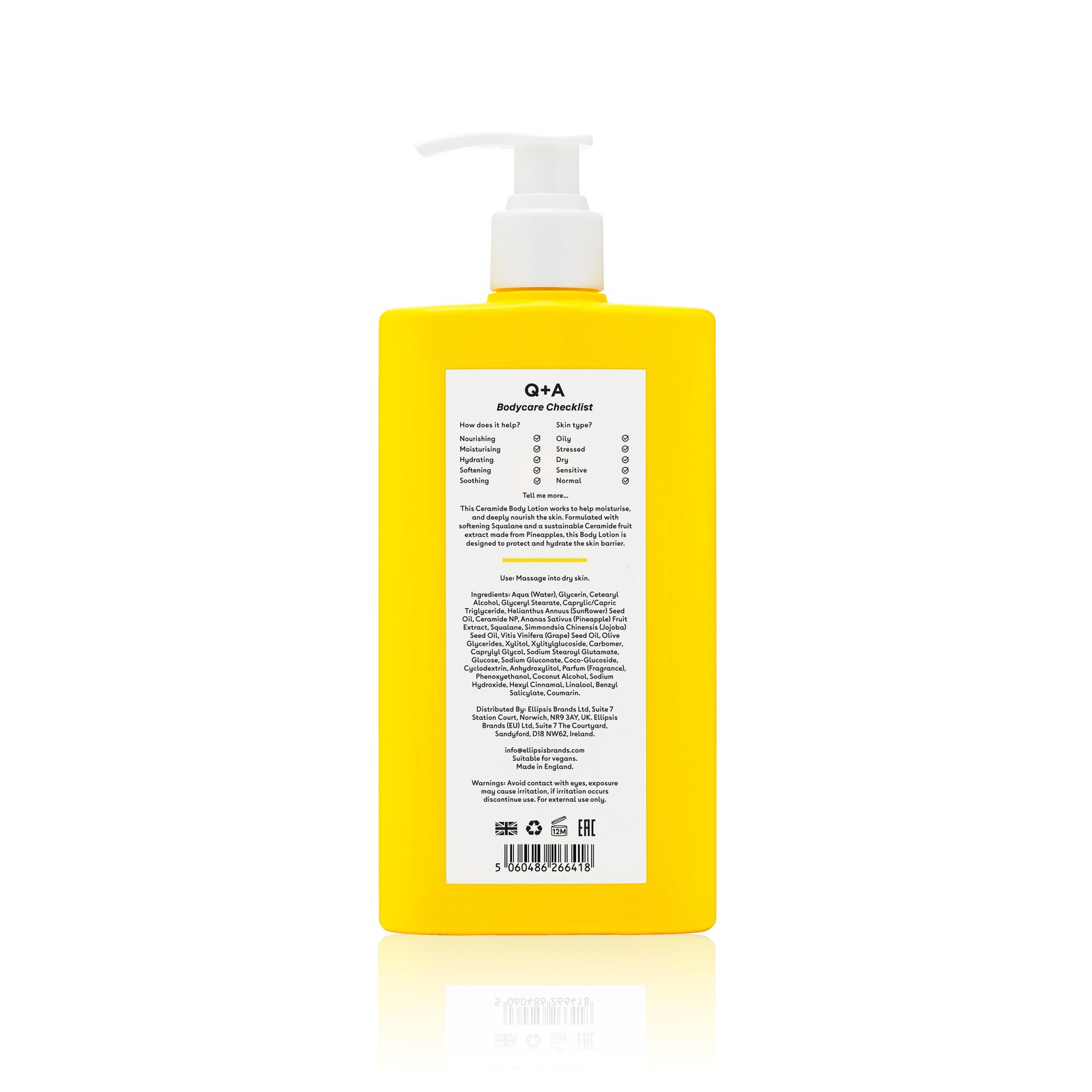 Q+A Ceramide Body Lotion 250ml