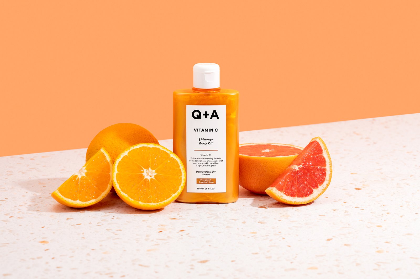 Q+A Vitamin C Shimmer Body Oil 150 ml