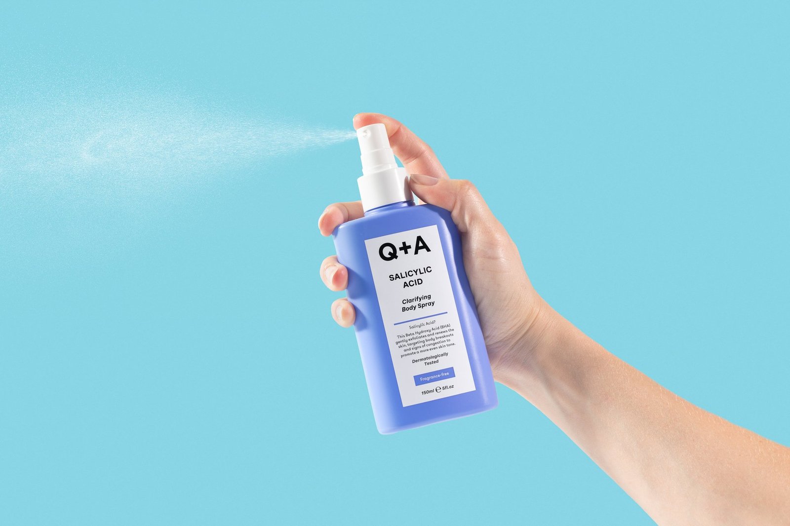 Q+A Salicylic Acid Clarifying Body Spray 150 ml