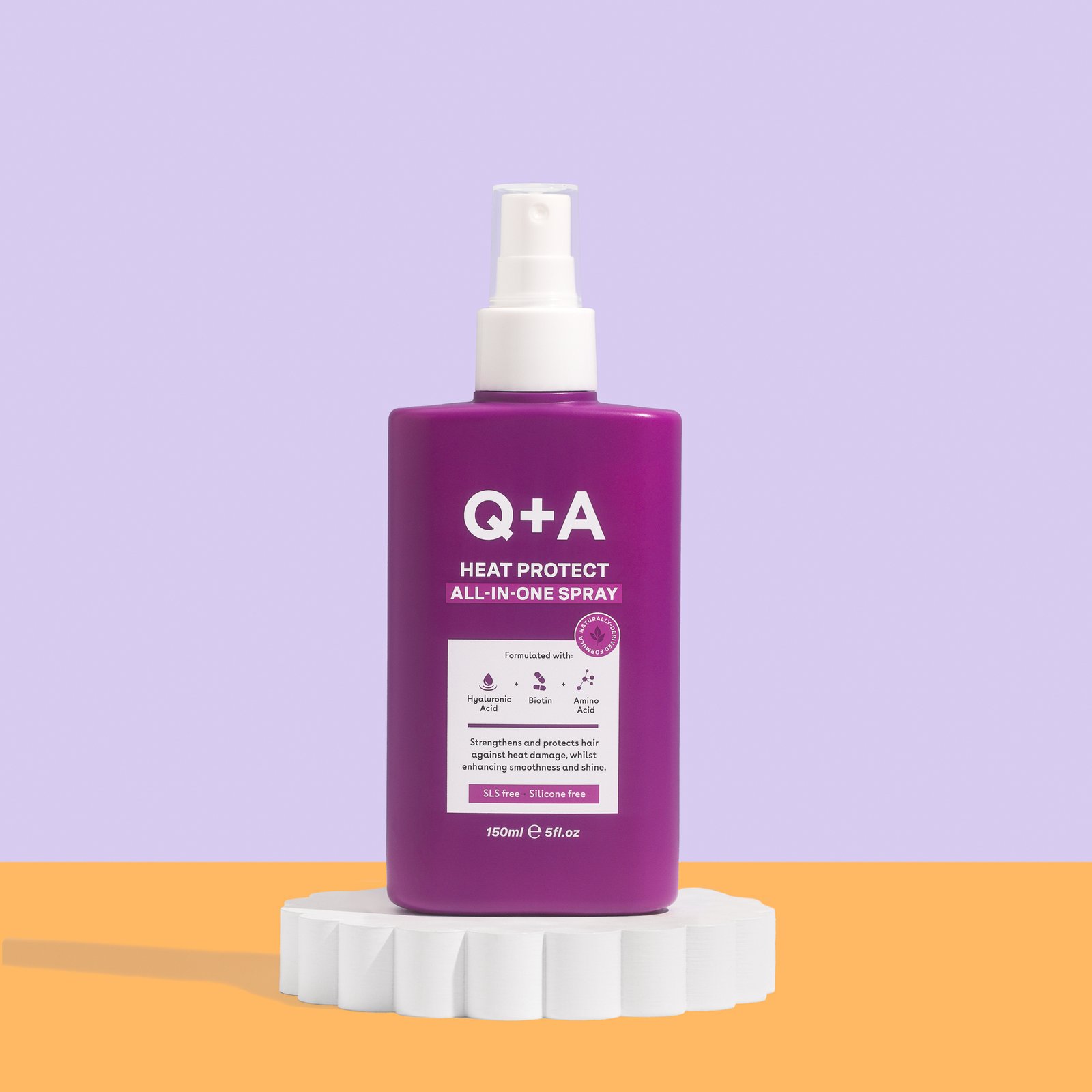 Q+A Heat Protect Hair Mist 150 ml