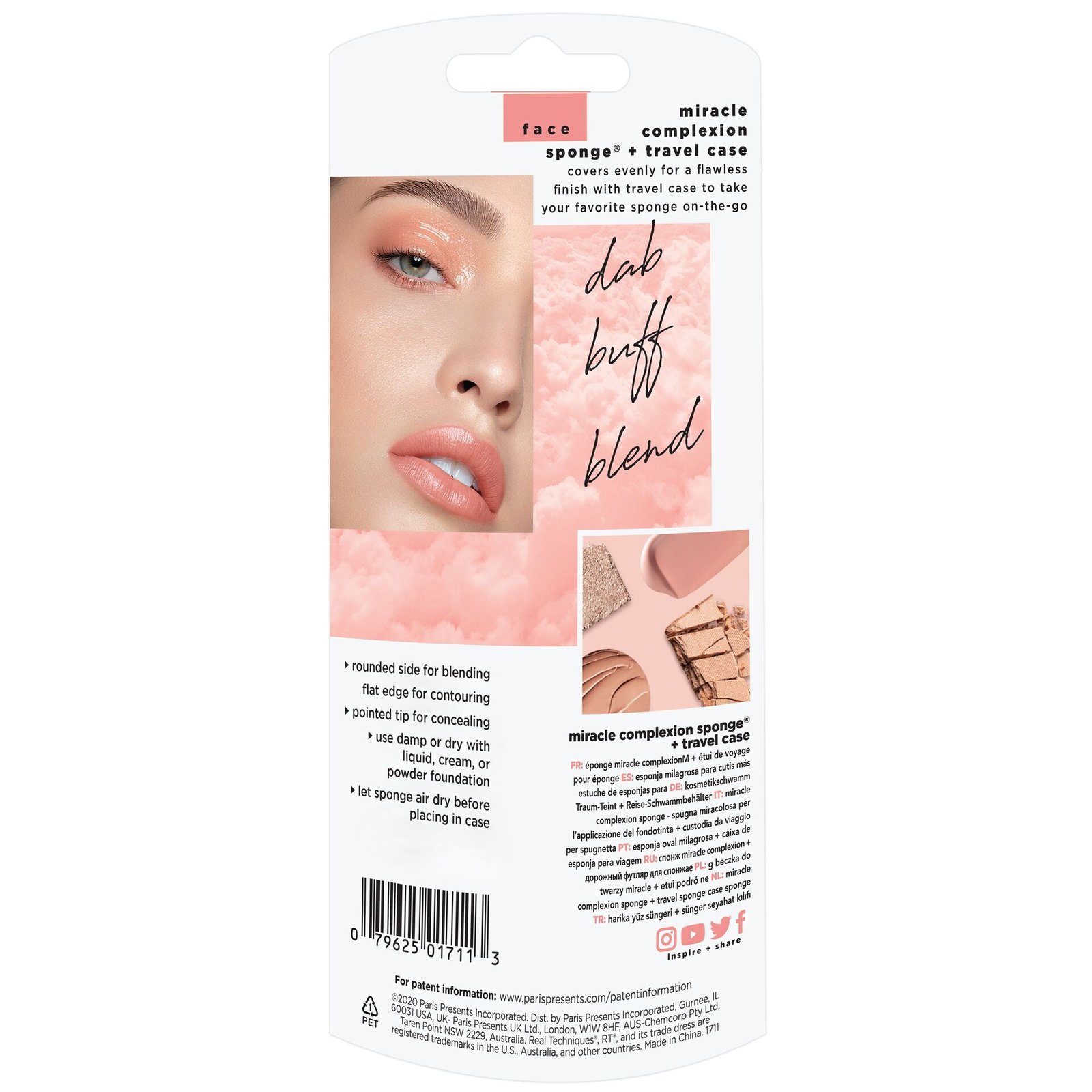 Real Techniques Miracle Complexion Sponge & Travel Case