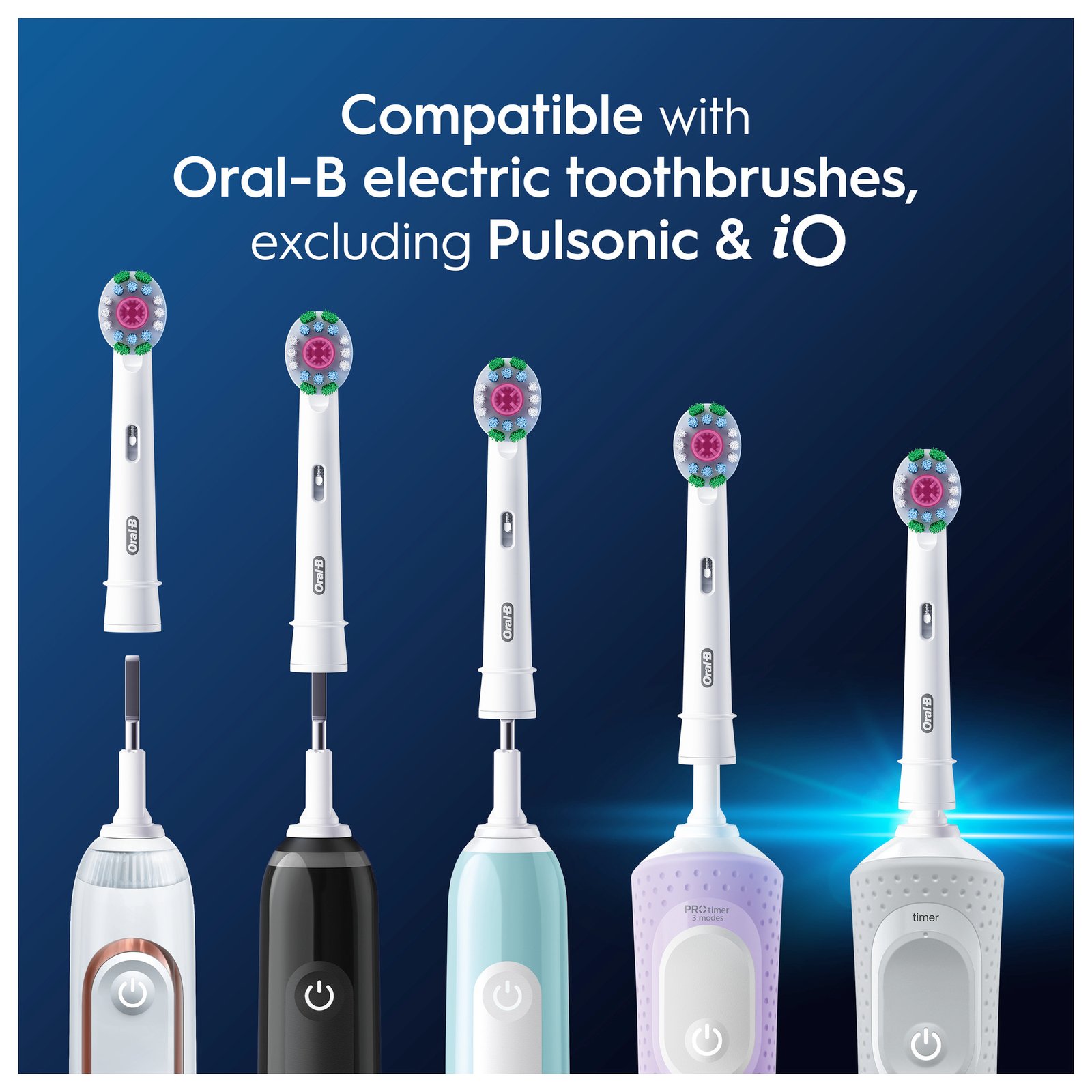 Oral-B 3D White Tandborsthuvuden 5-pack