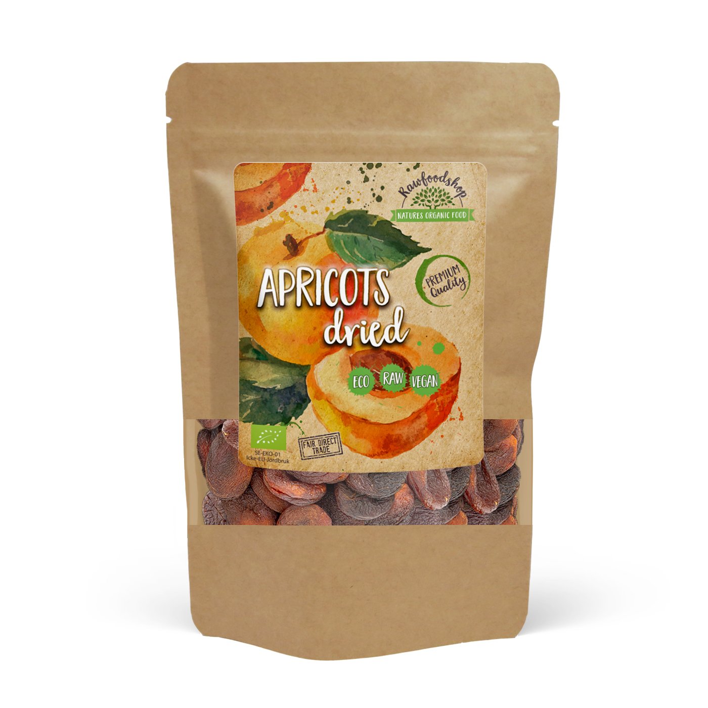 Rawfoodshop Aprikoser Eko 500 g