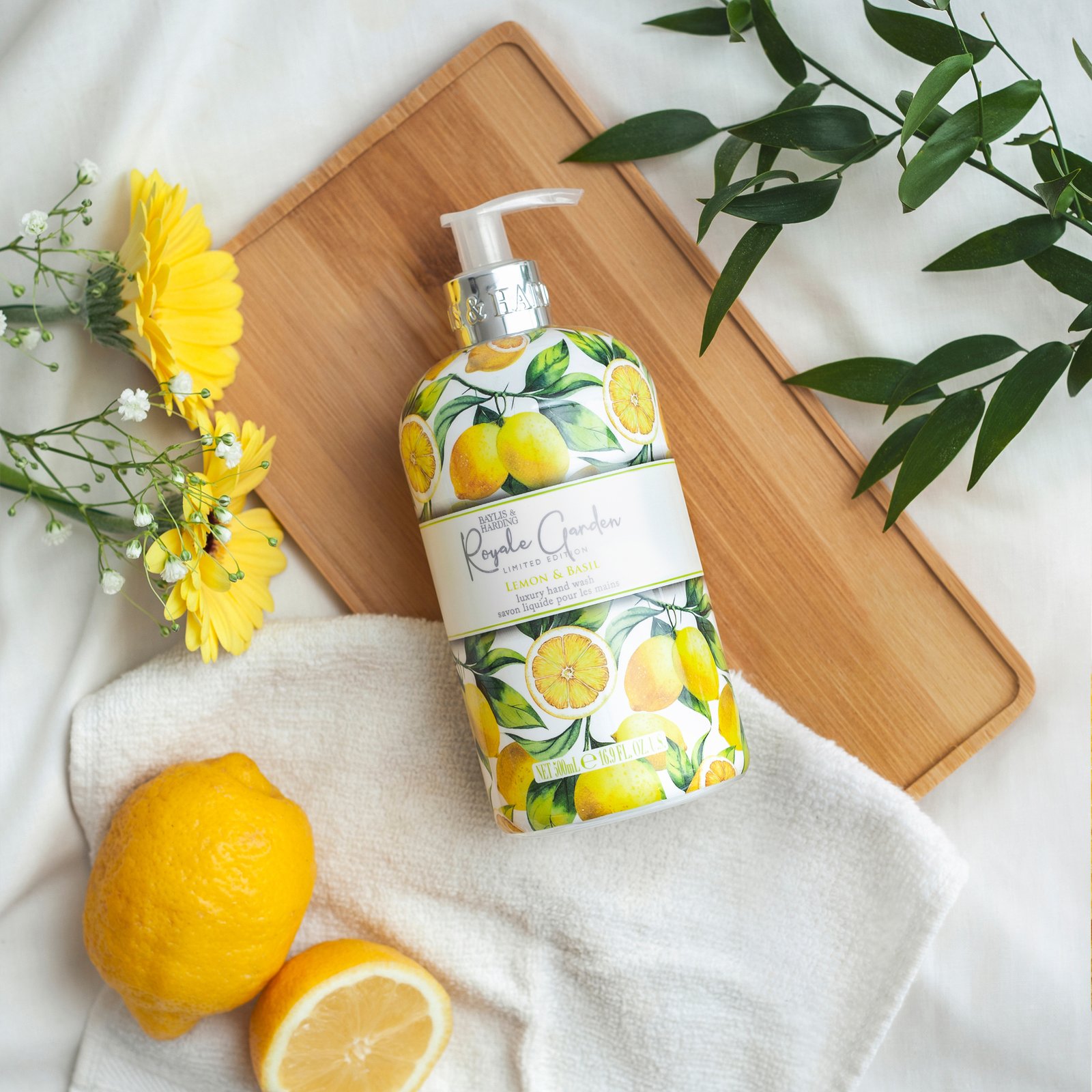 Baylis & Harding Royale Garden Lemon & Basil Hand Wash 500 ml