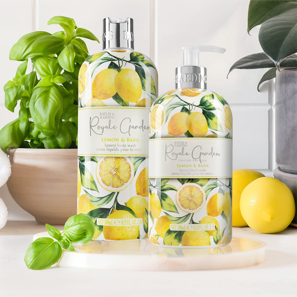 Baylis & Harding Royale Garden Lemon & Basil Hand Wash 500 ml