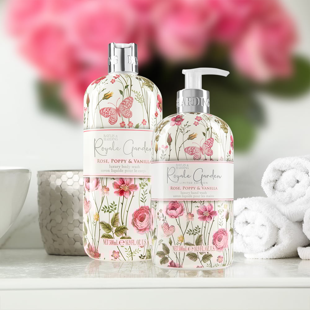 Baylis & Harding Royale Garden Rose Poppy & Vanilla Hand Wash 500 ml