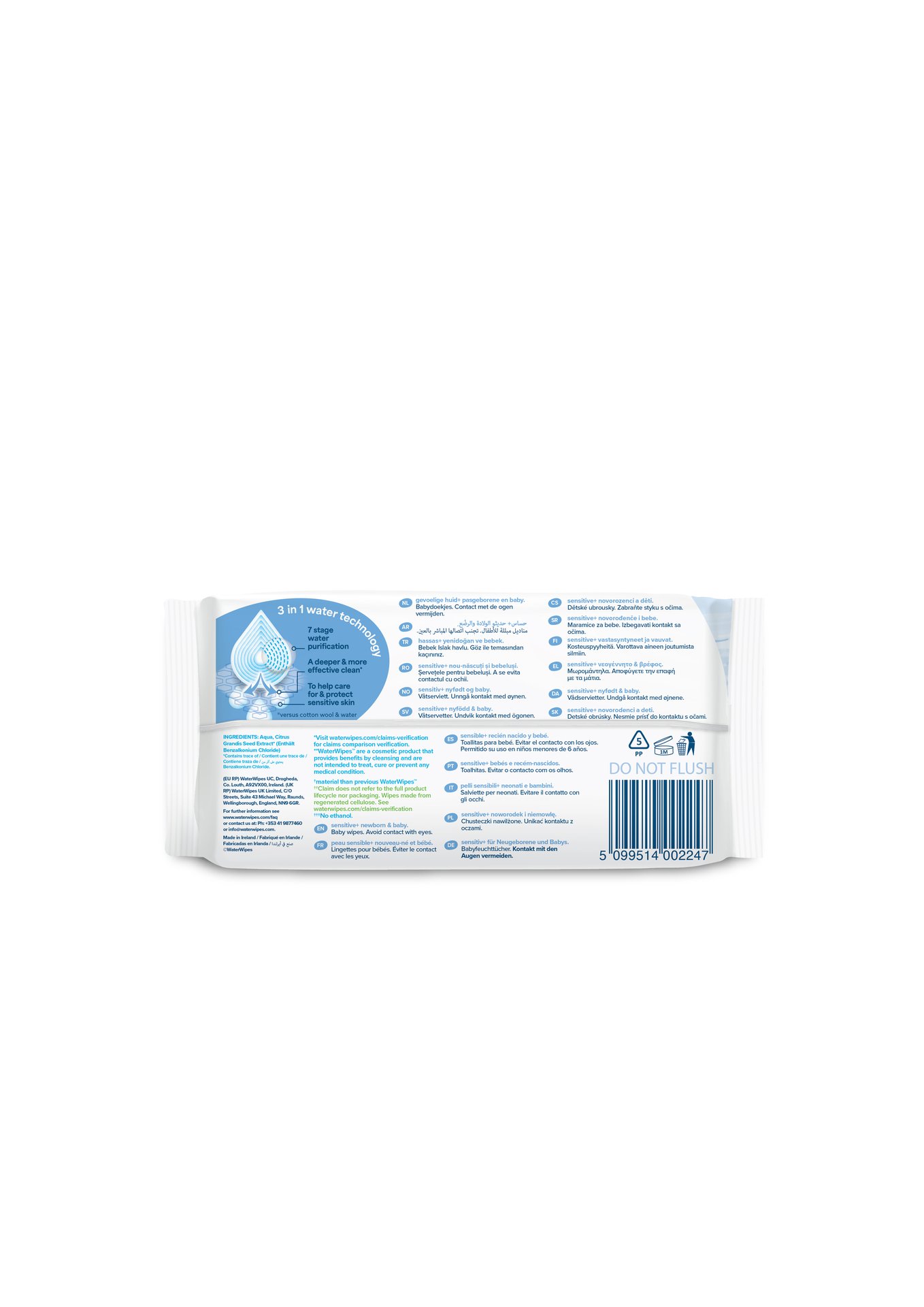 WaterWipes Baby Wipes 48 st