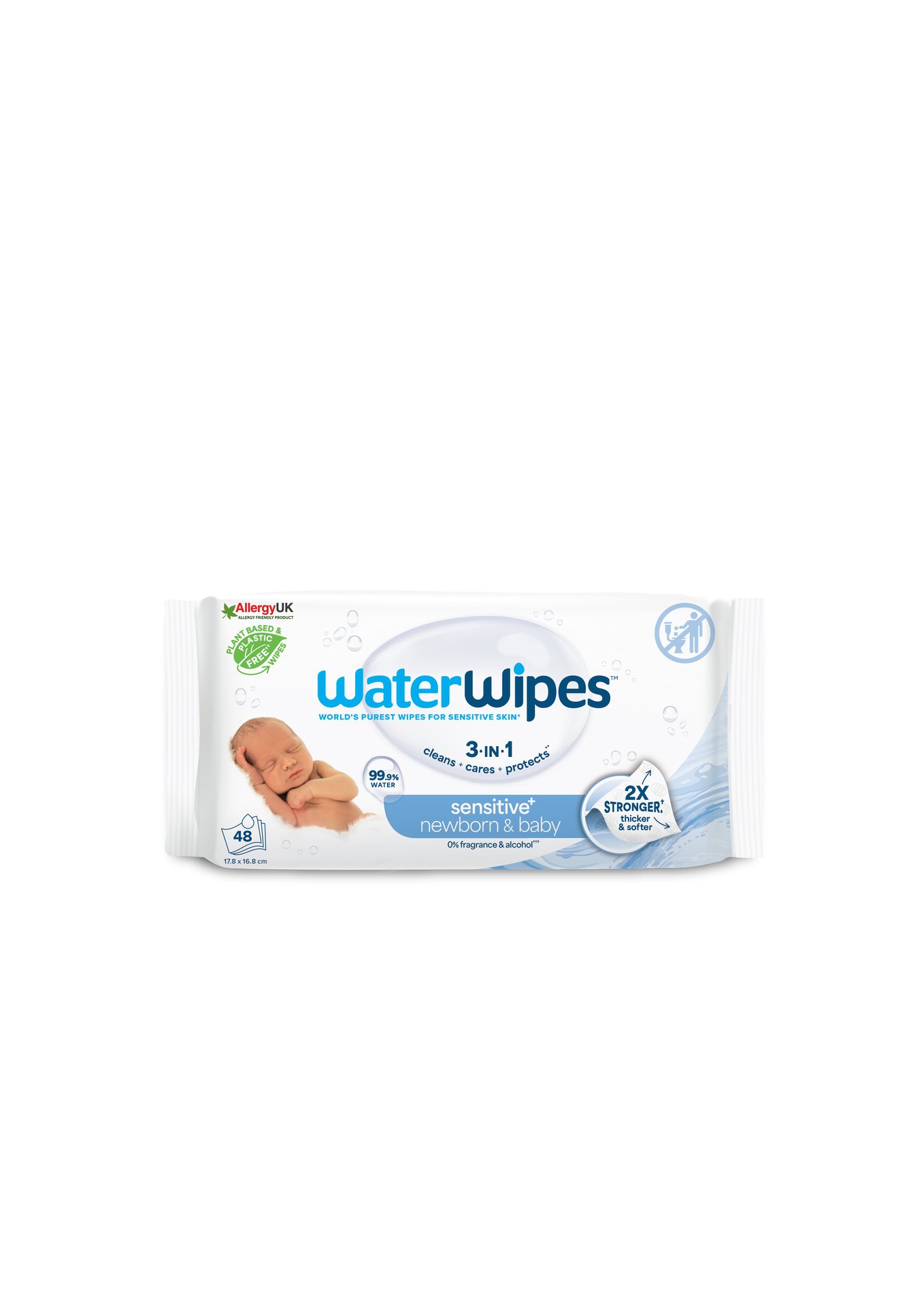 WaterWipes Baby Wipes 48 st